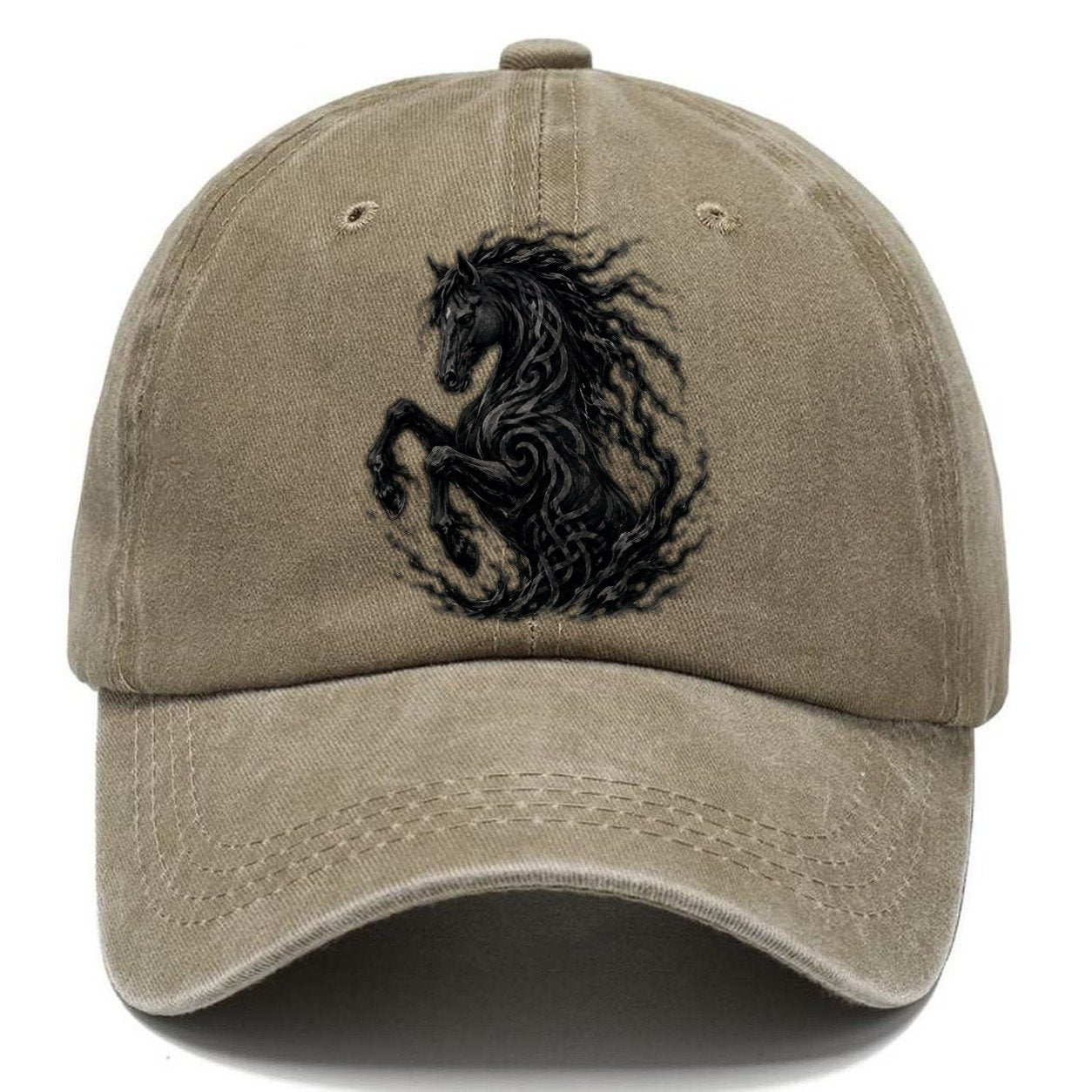 Dark Kelpie Marks Classic Cap – Warm Sand