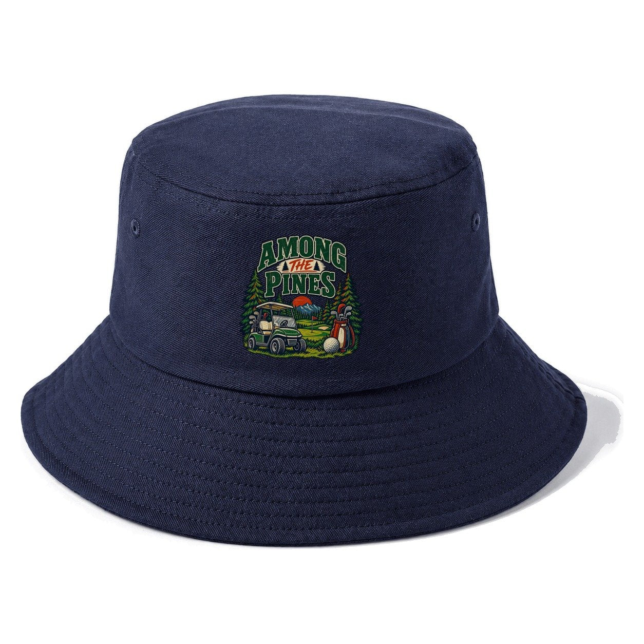 Among The Pines Golf Life Bucket Hat – Twilight Navy