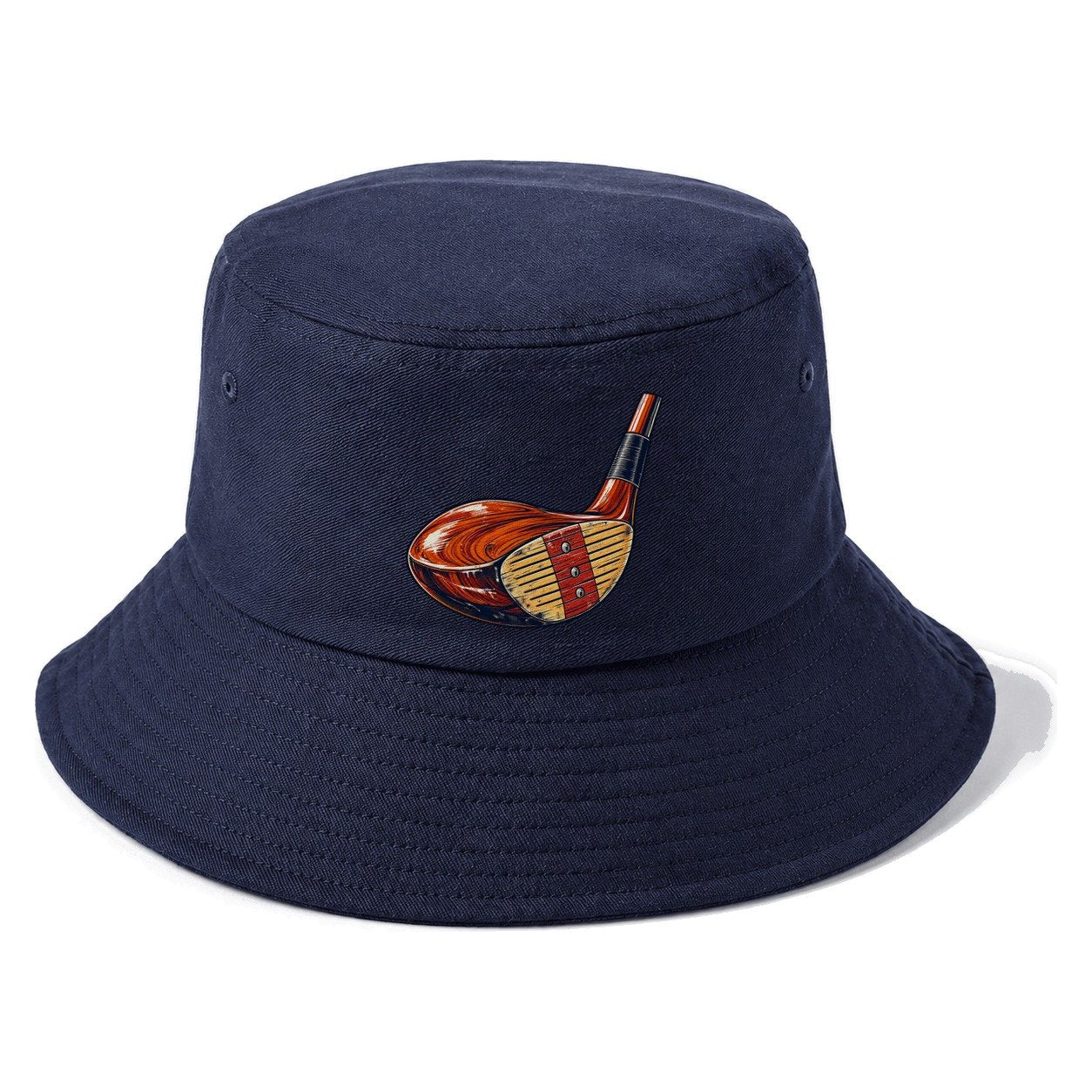 Vintage Club Head Golf Life Bucket Hat – Twilight Navy