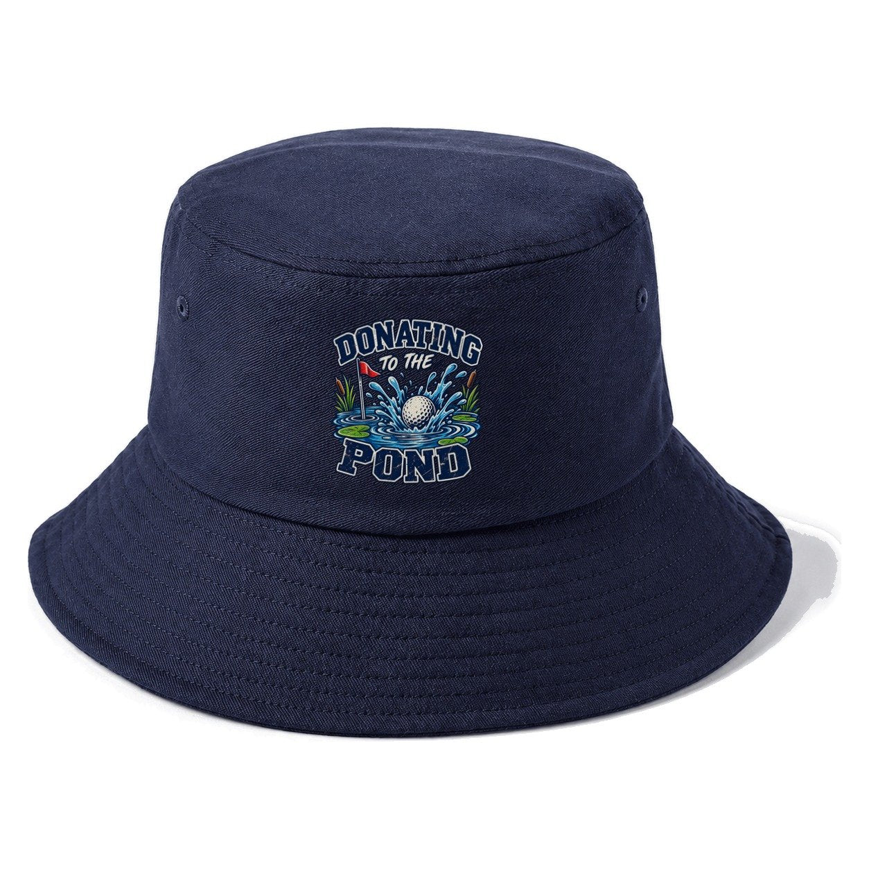 Donating To The Pond Golf Life Bucket Hat – Twilight Navy