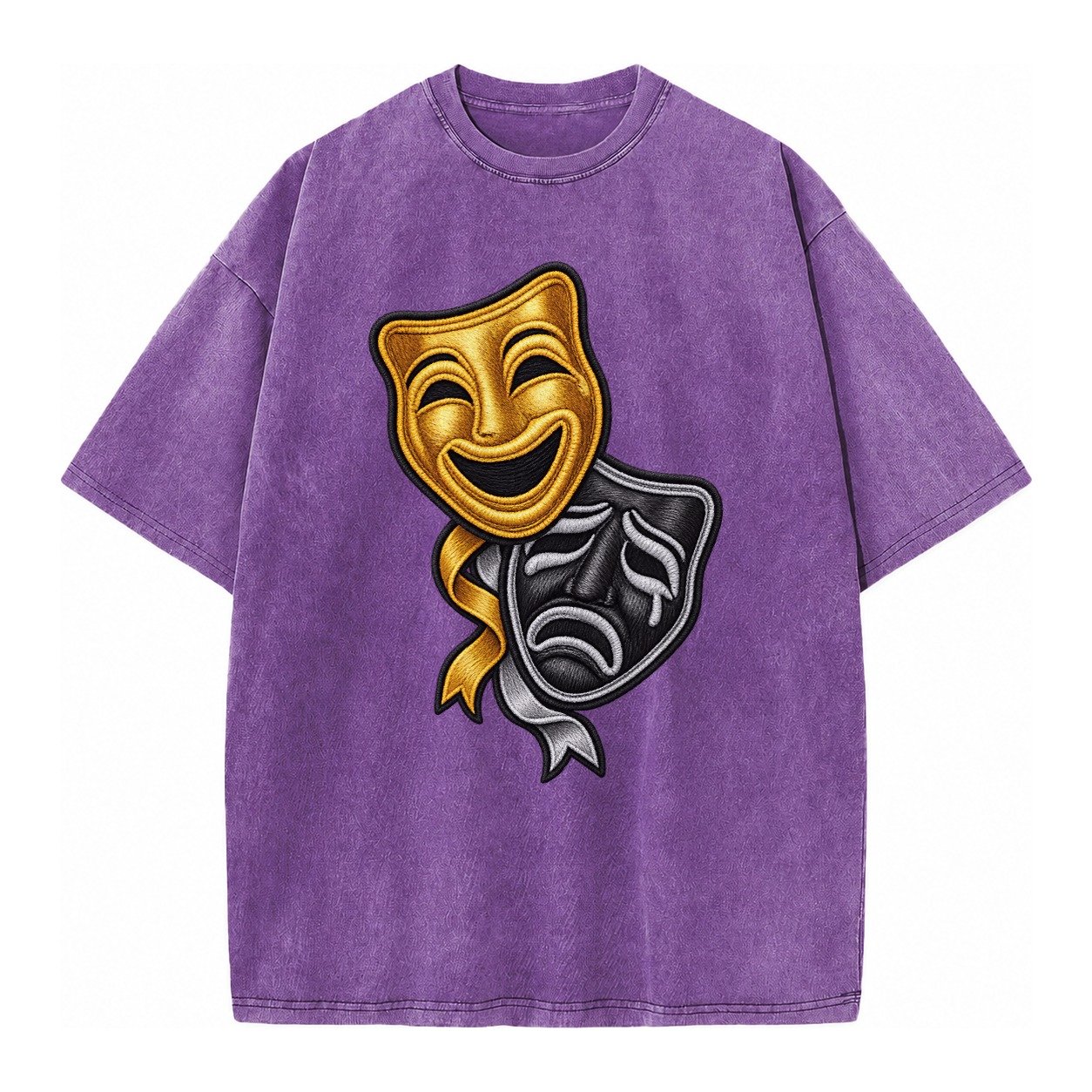 Broadway Masks Vintage T-shirt – Purple
