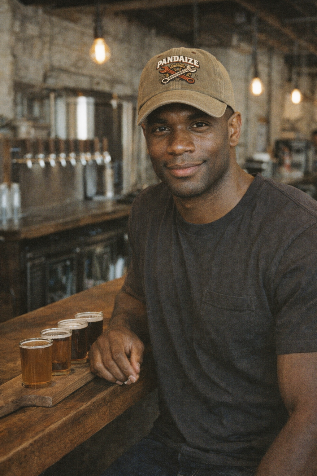 Model wearing Mechanic Wrench Classic Cap