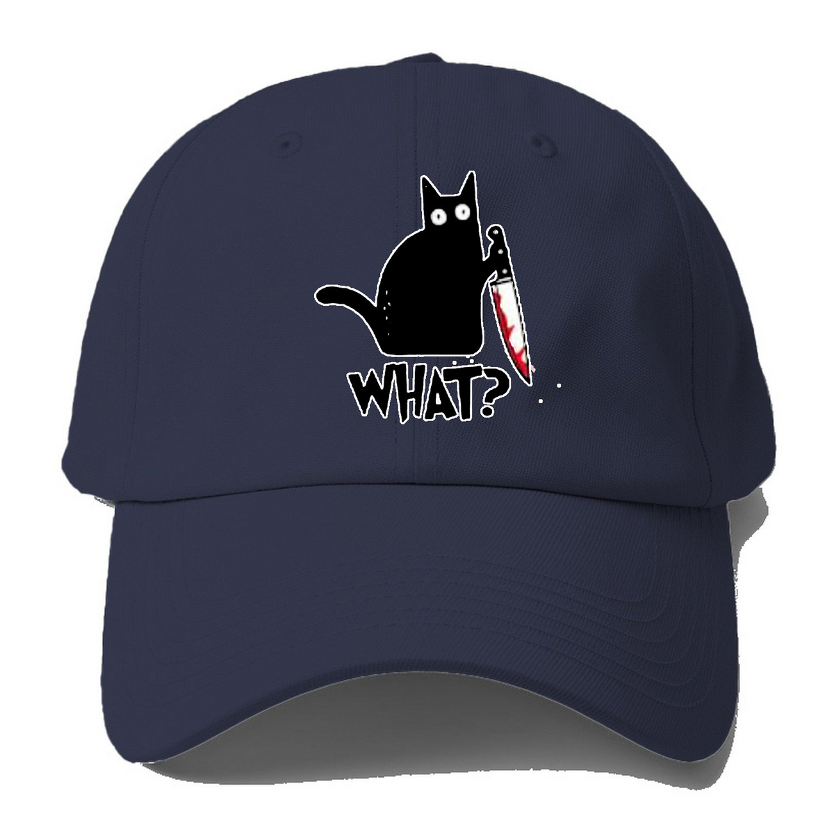 Black Cat What? Baseball Cap