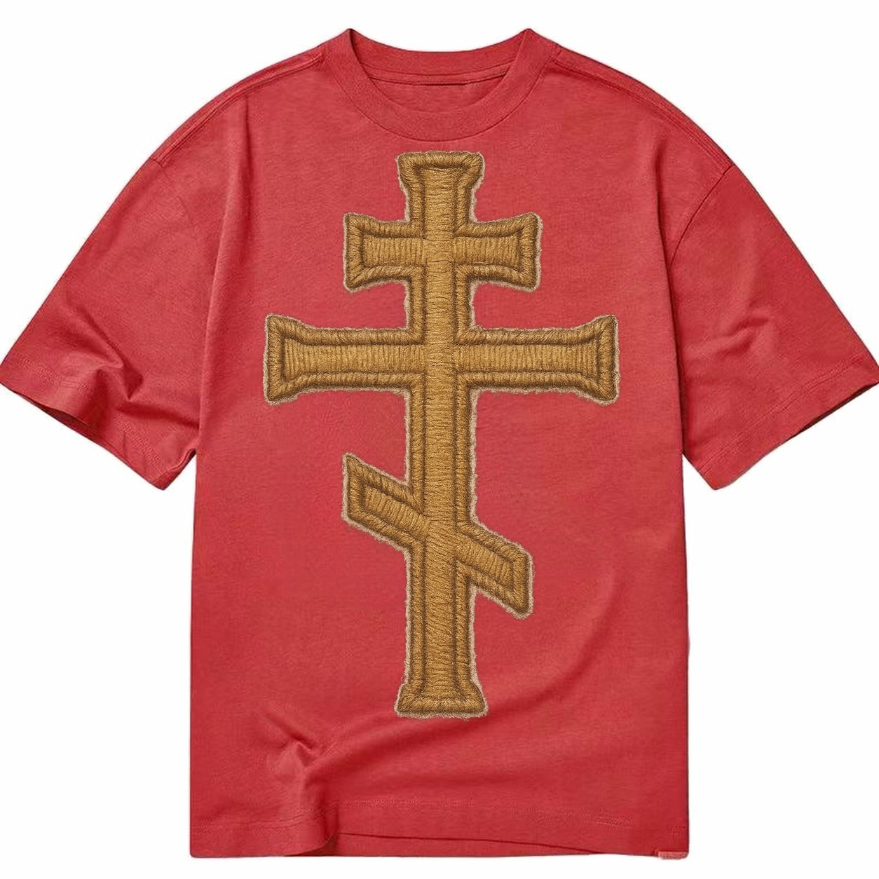 Orthodox Cross - Classic T-shirt – Red