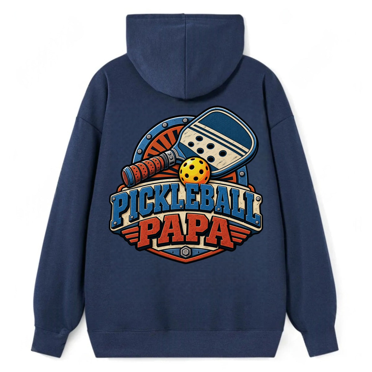 Pickleball Papa Pickleball Life Classic Pullover Hoodie – Navy