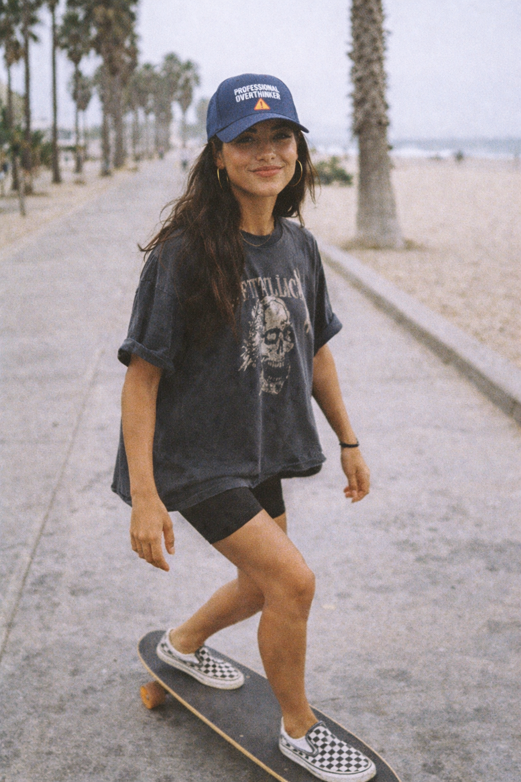 Model wearing Professional Overthinker Baseball Cap