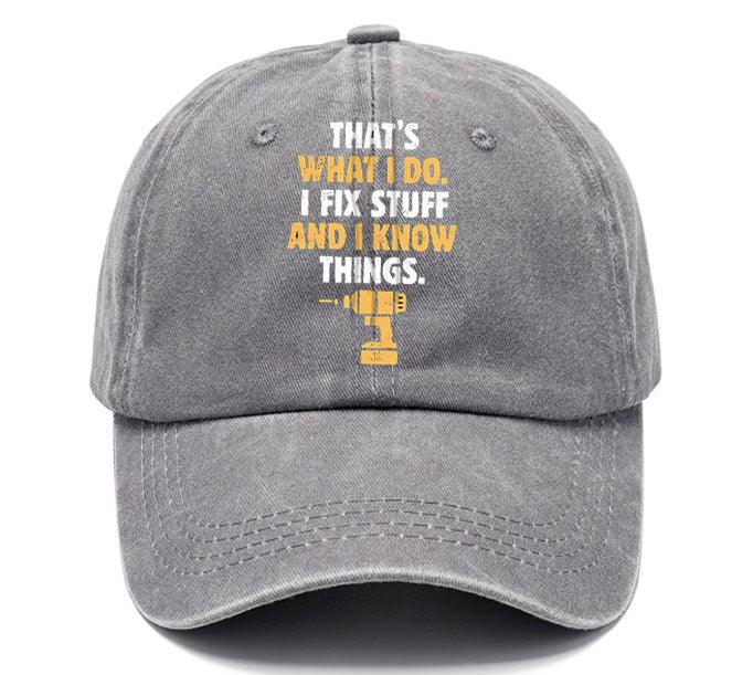 Master Fixer: The Bold Hat for Skilled Handymen - Pandaize