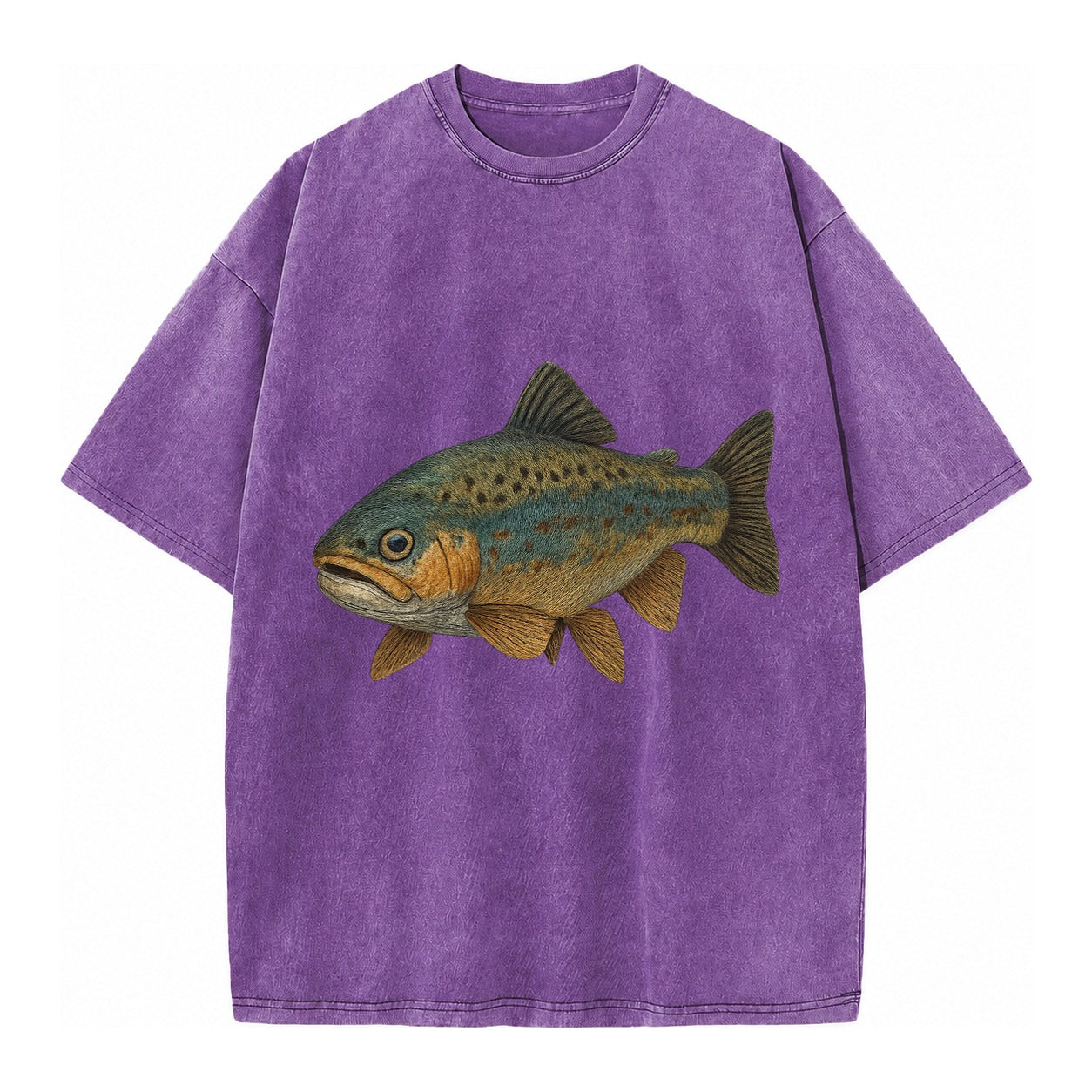 Trout Tales Headwear Vintage T-shirt – Purple
