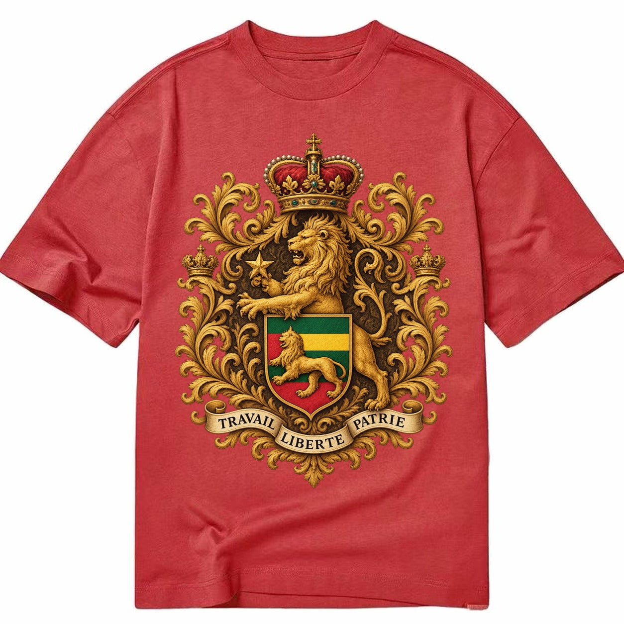 West Highland White Terrier - Alert stan Classic T-shirt – Red