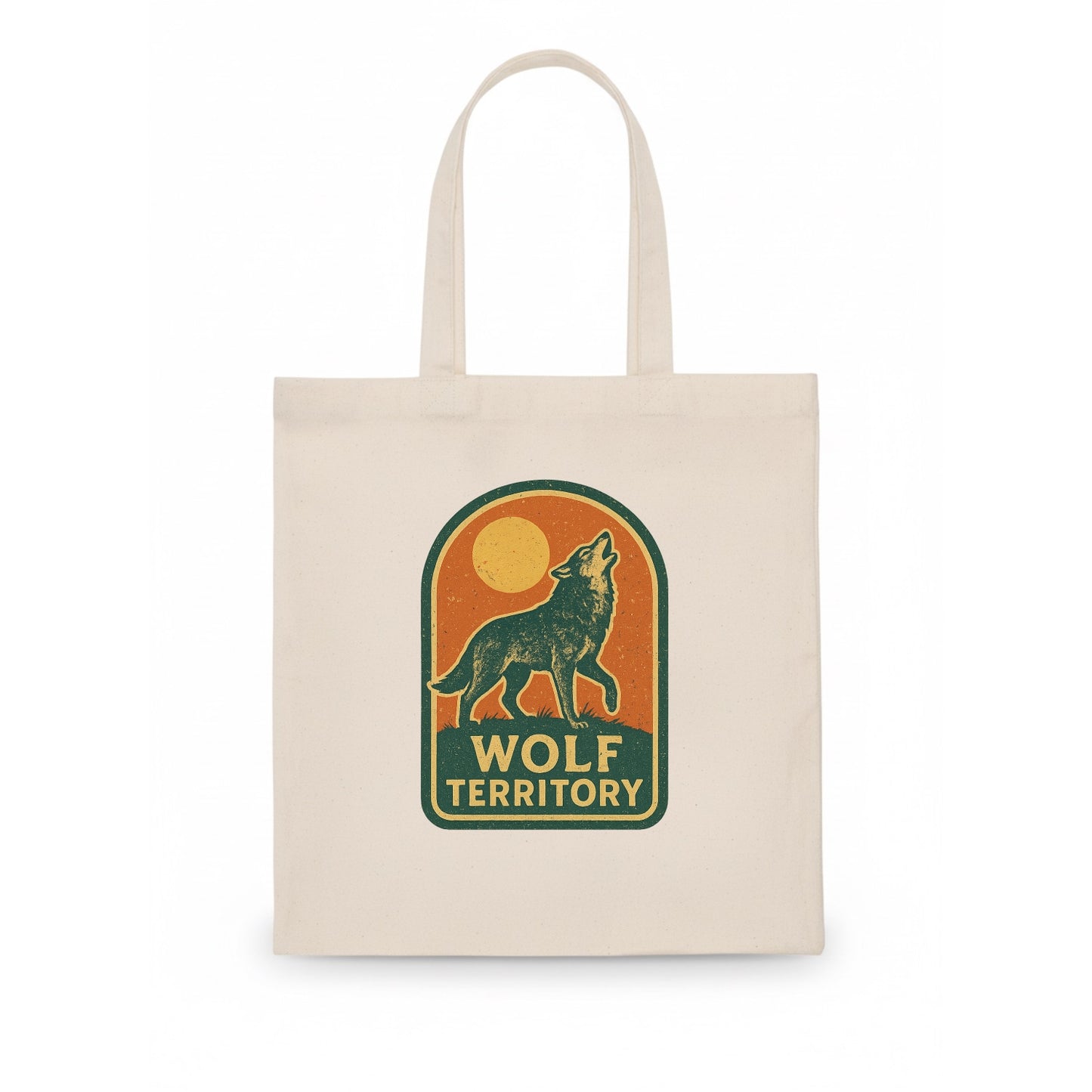 Wolf Territory Marking - Tote Bag - white