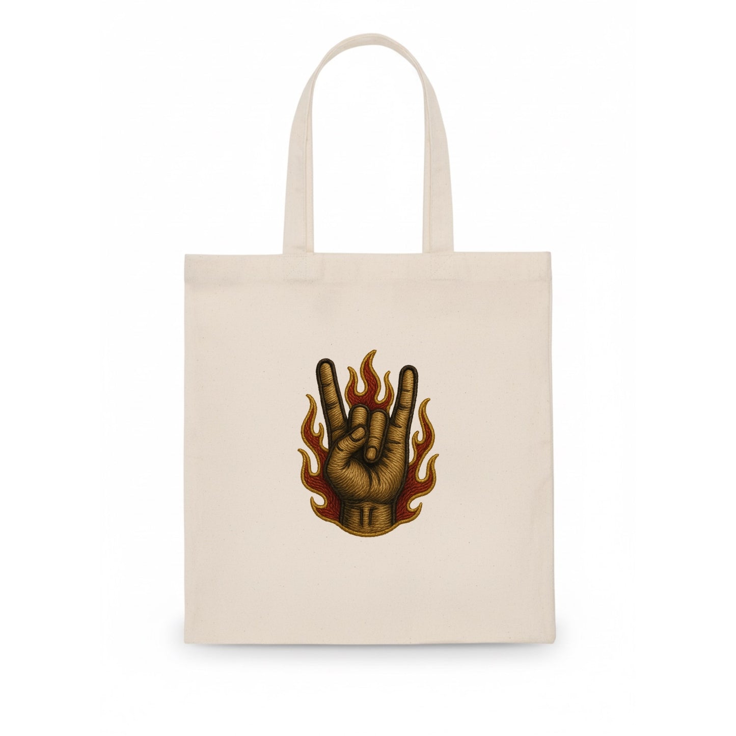 Devil Horns - Tote Bag - white