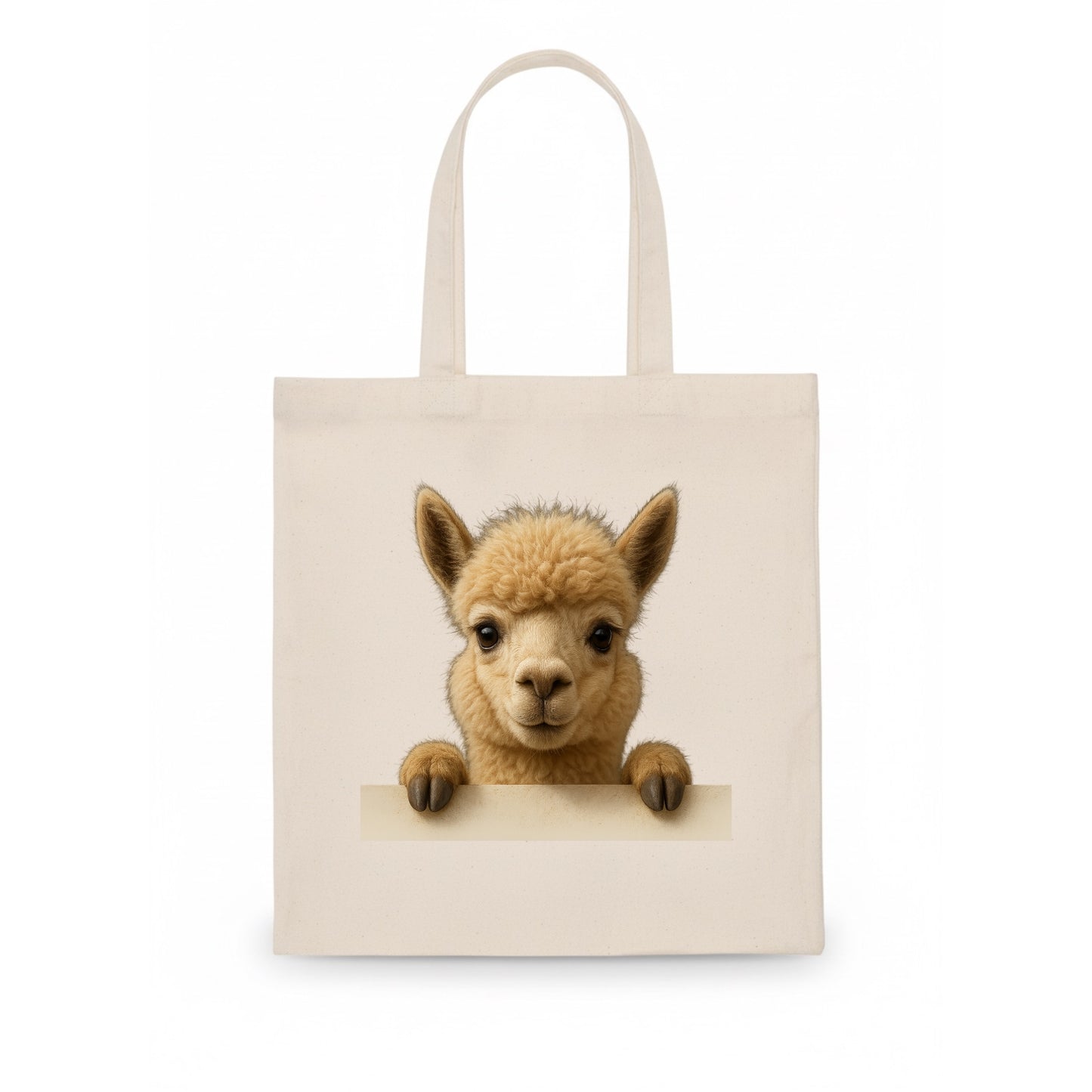 Alpaca - Tote Bag - white