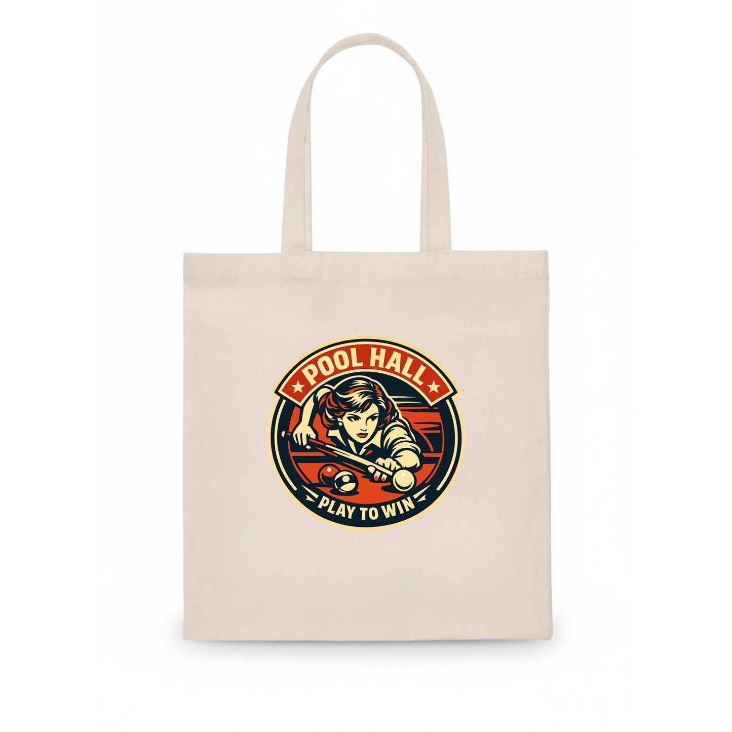 Cue Queen Emblem - Tote Bag - white