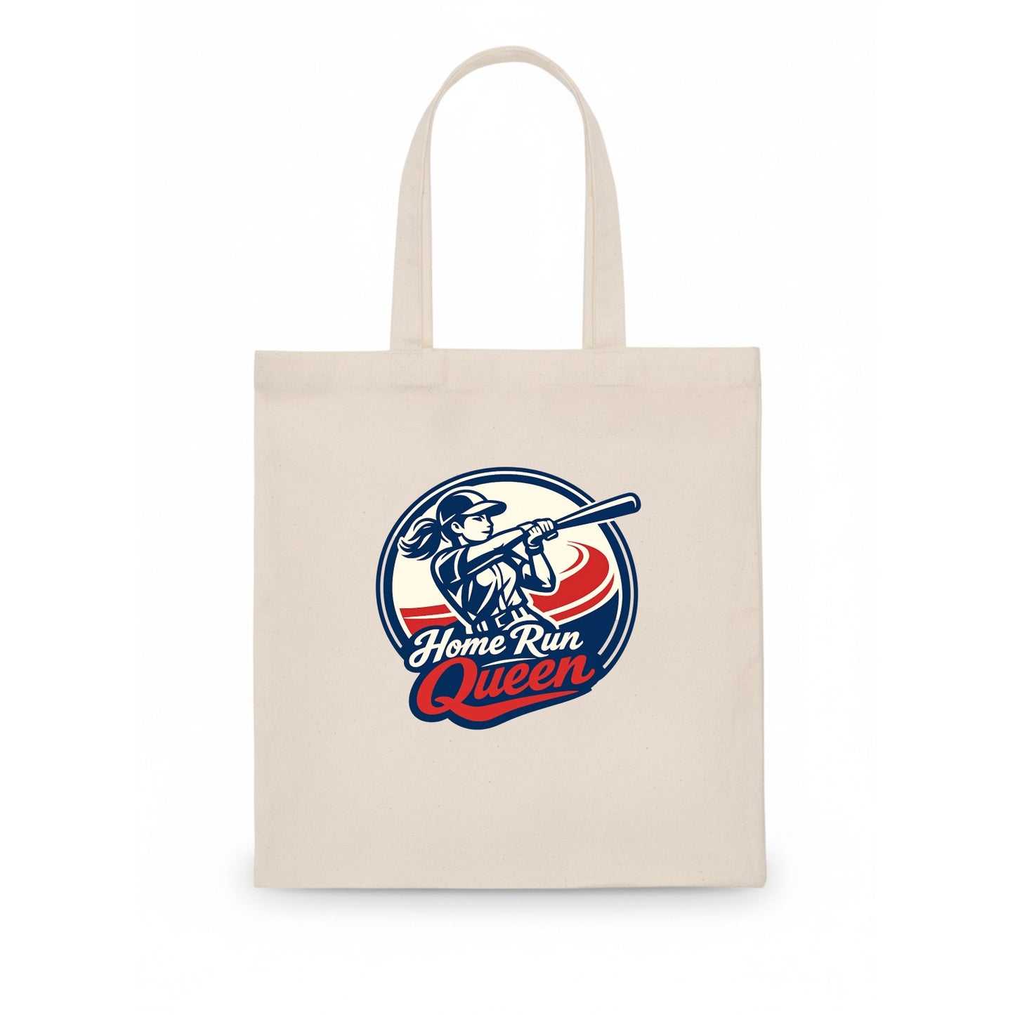 Feminine Power at Bat - Tote Bag - white