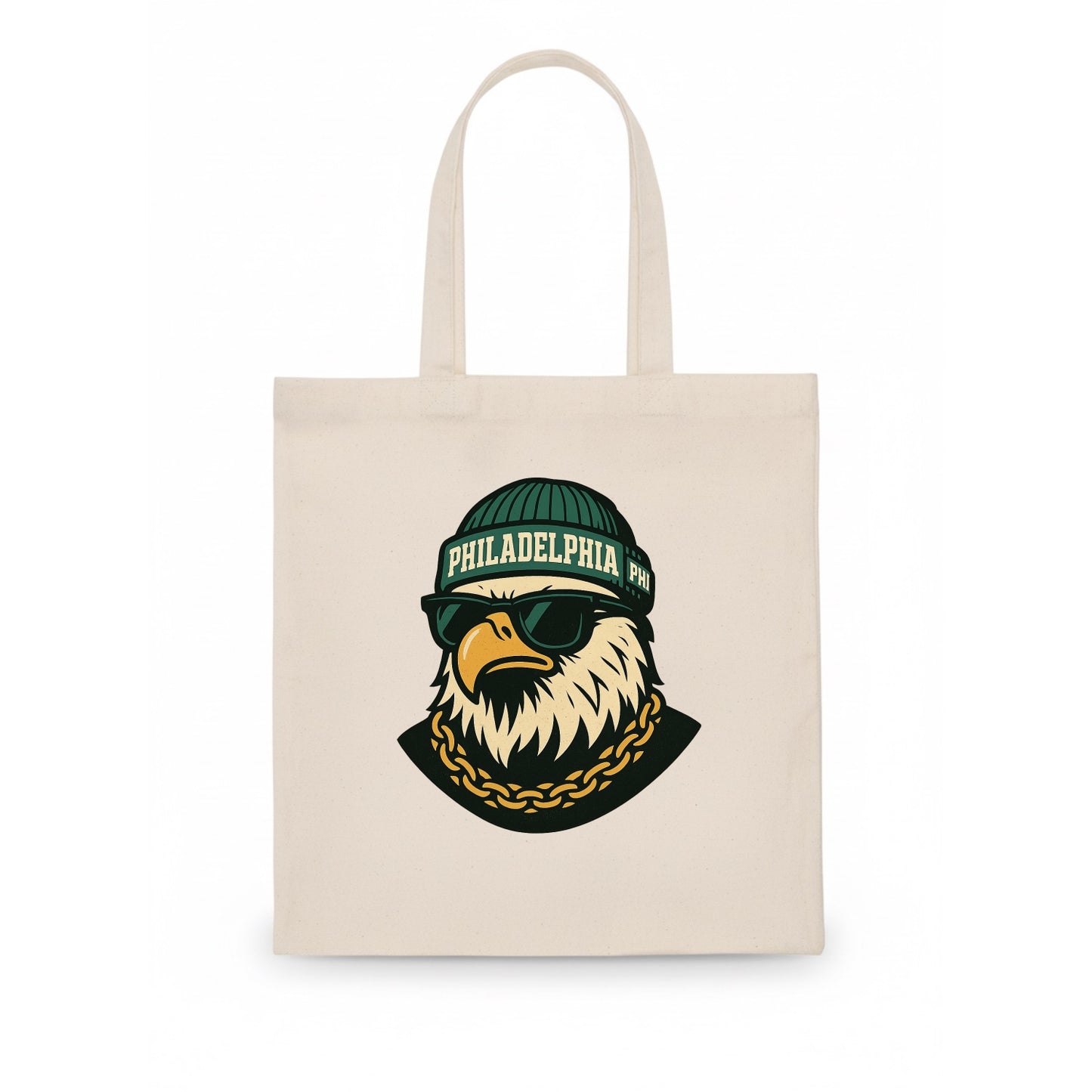"eagle" "philadelphia" "phi" "green" "us East" - Tote Bag - white