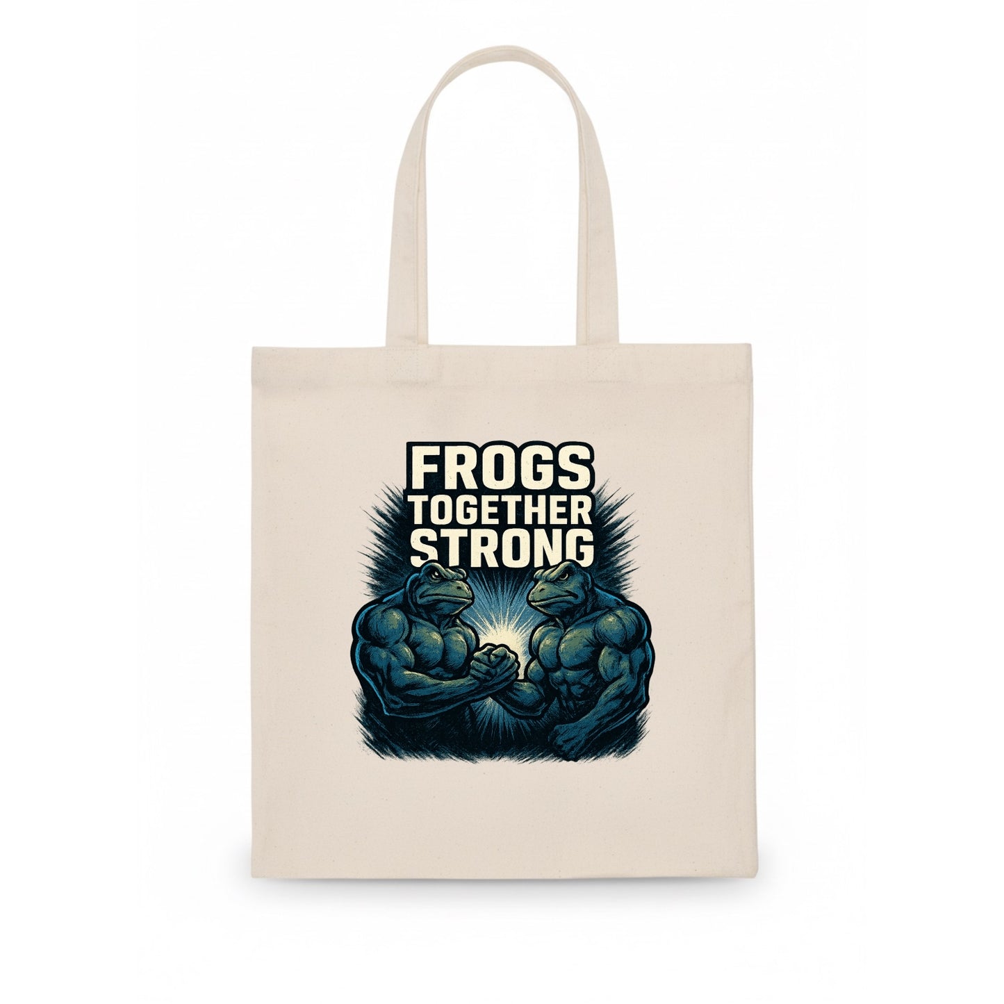 Frogs Together Strong 4 - Tote Bag - white