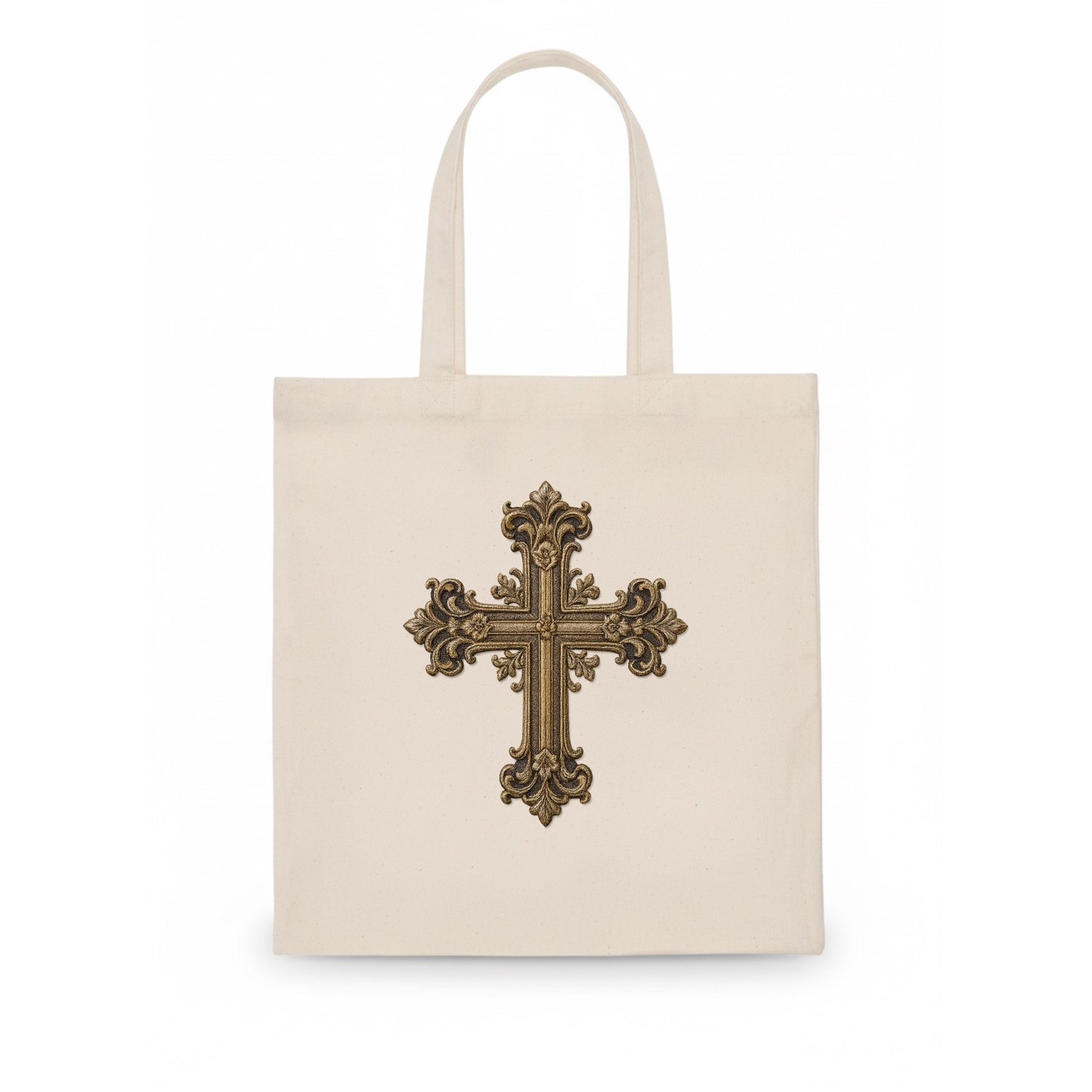 Victorian Cross - Tote Bag - white