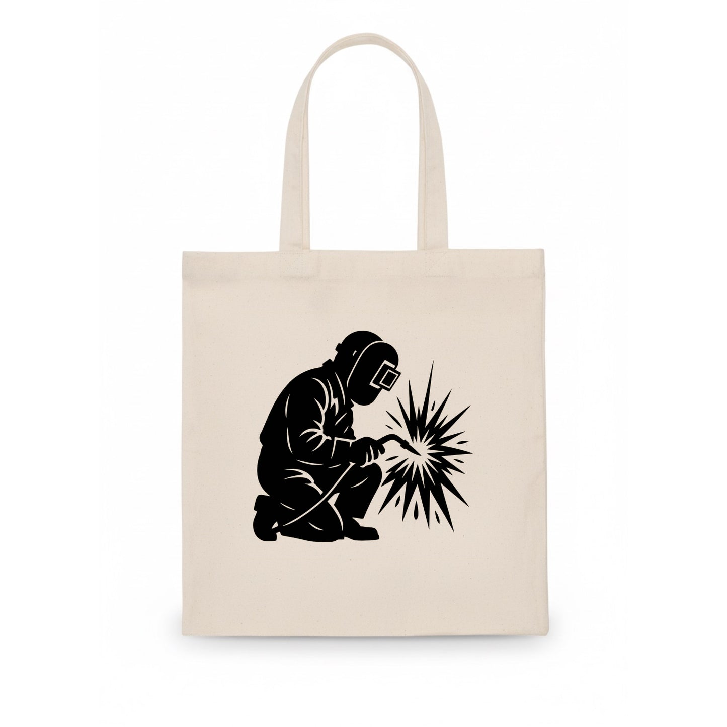 Welder sparks flying dramatically - Tote Bag - white