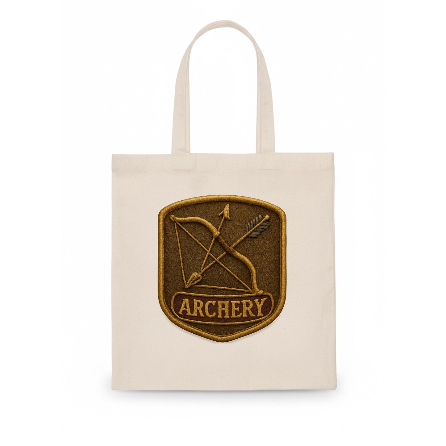 Bow and arrow crossed - archery enthusiast - Tote Bag - white
