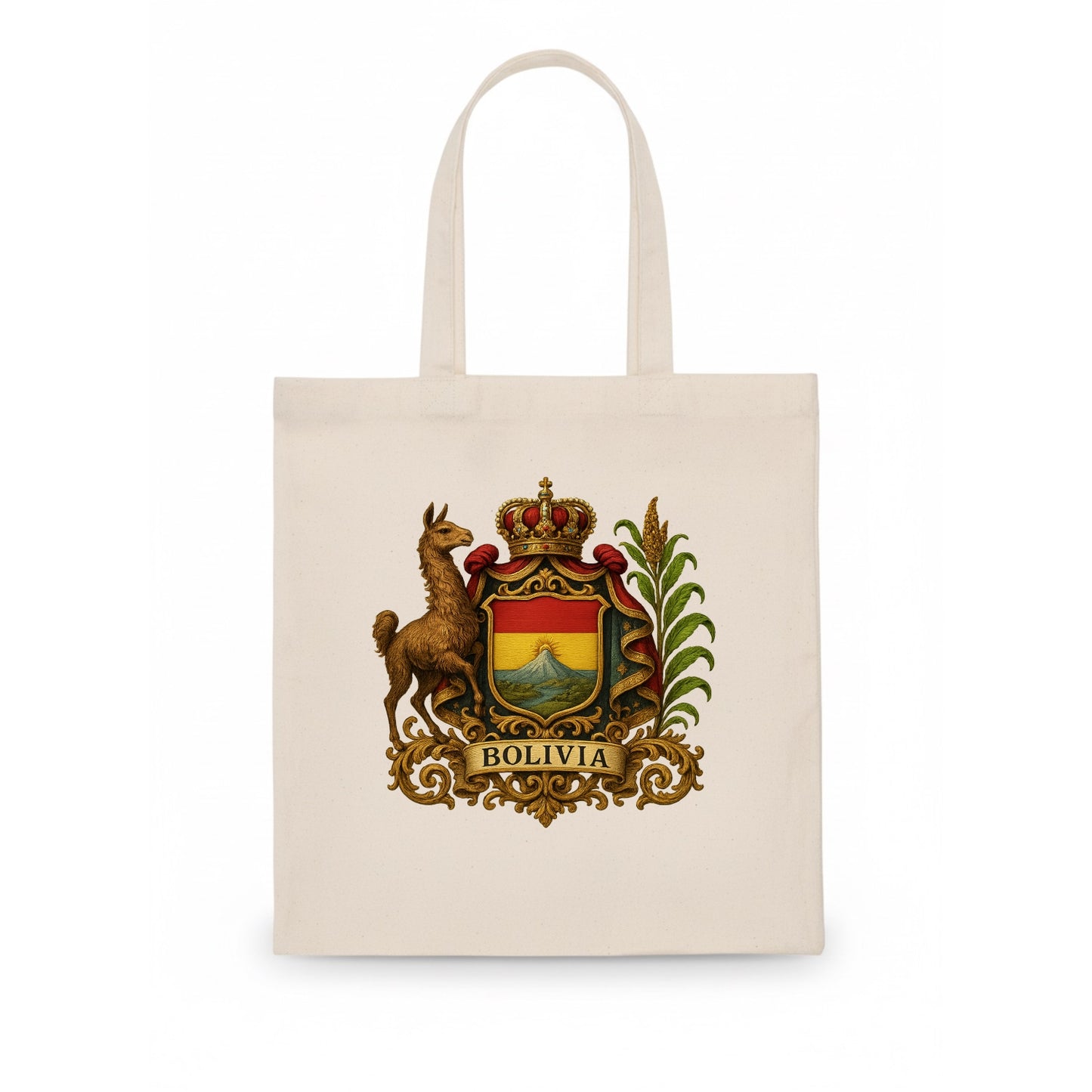 Bolivia Royal Logo - Tote Bag - white
