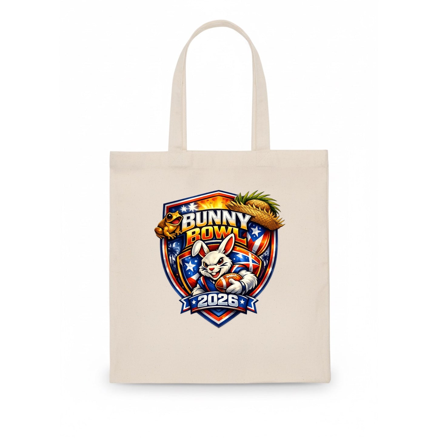 Bunny Bowl 2026 - Tote Bag - white