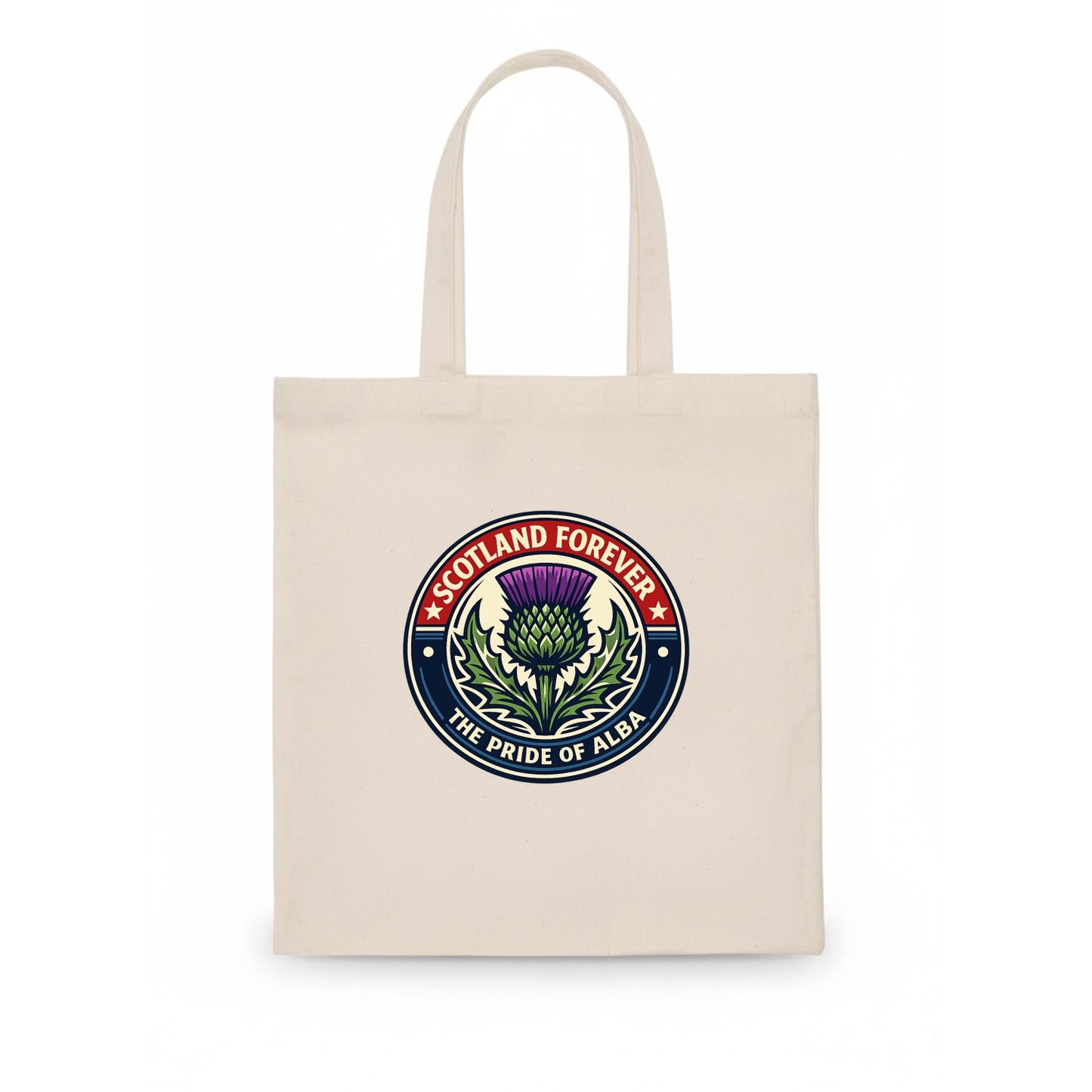 Highland Heritage Emblem - Tote Bag - white