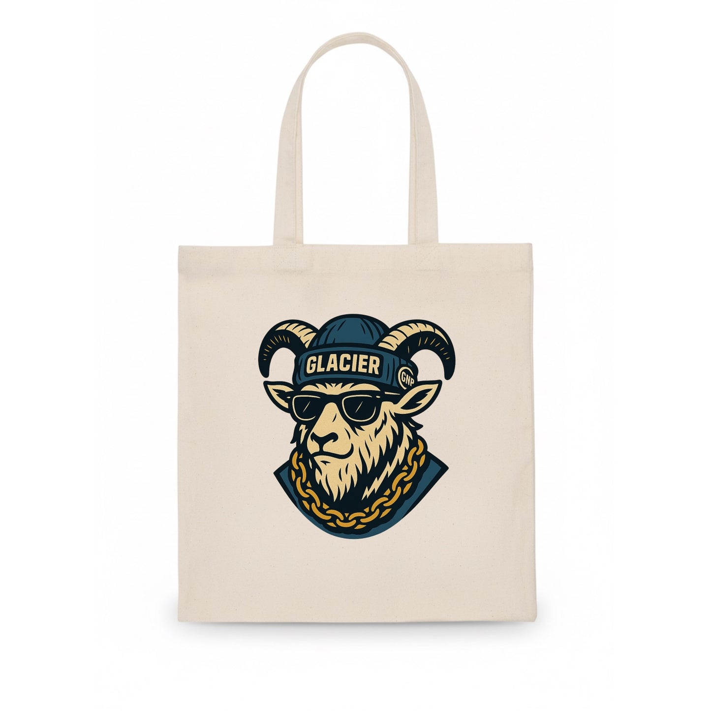 Glacier Mountain Goat - Tote Bag - white