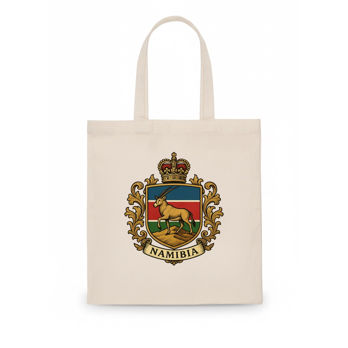 Namibia Heritage Badge - Tote Bag - white