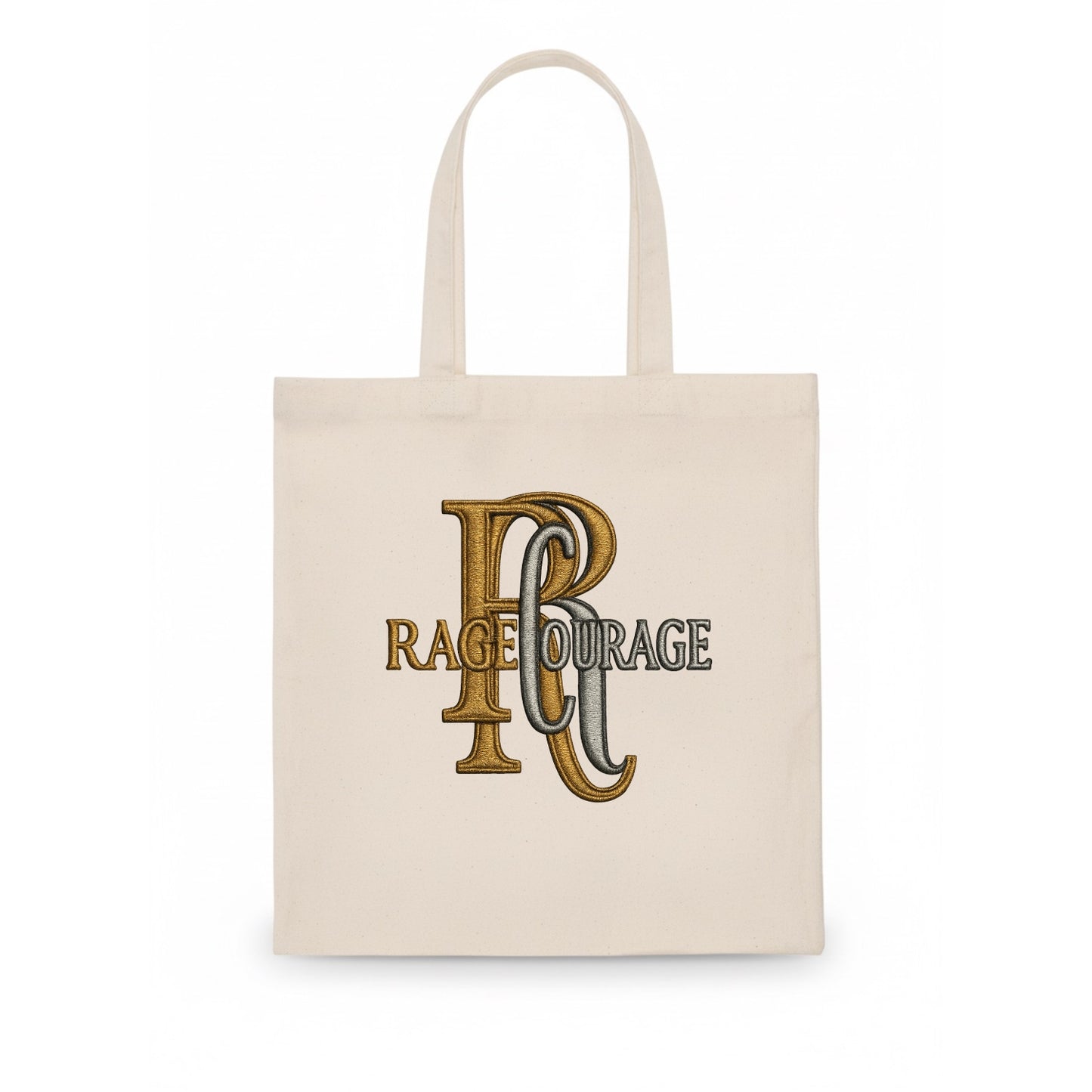 RAGE;COURAGE MODE Warrior Green Hat - Tote Bag - white