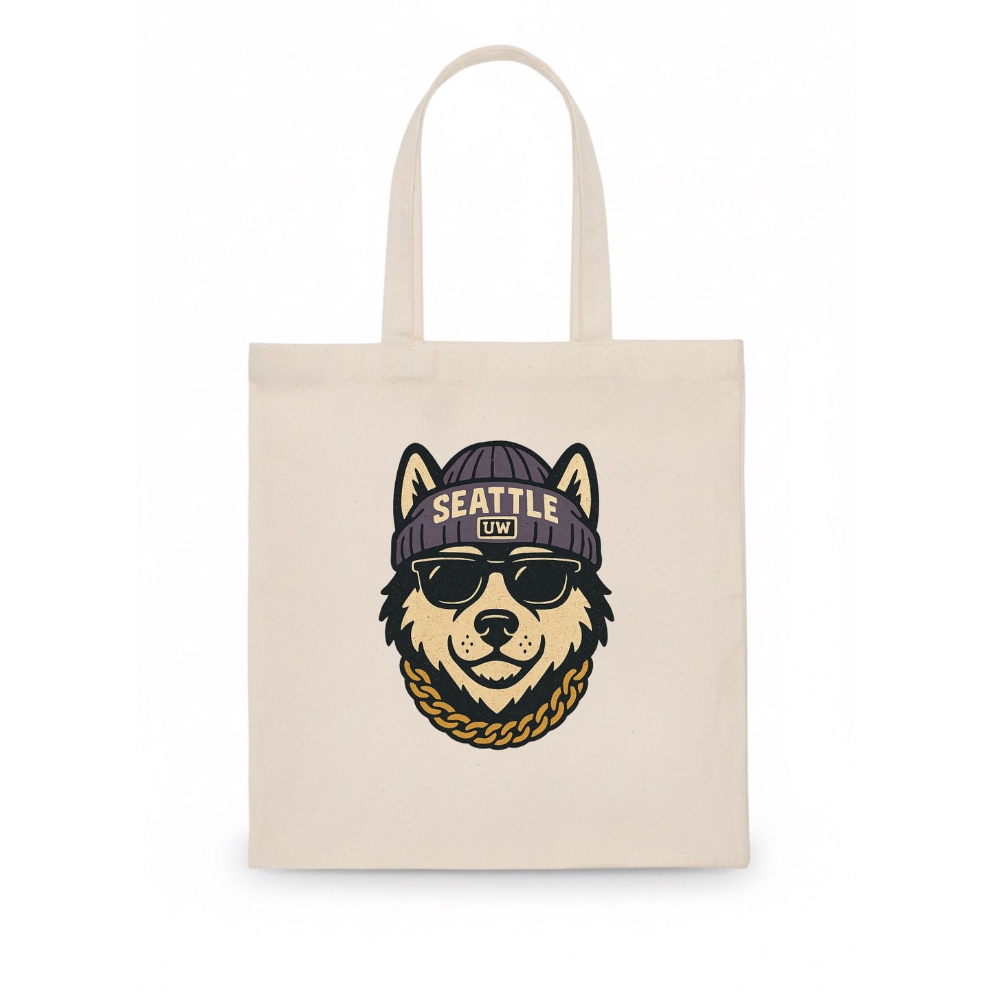 Seattle Husky - Tote Bag - white
