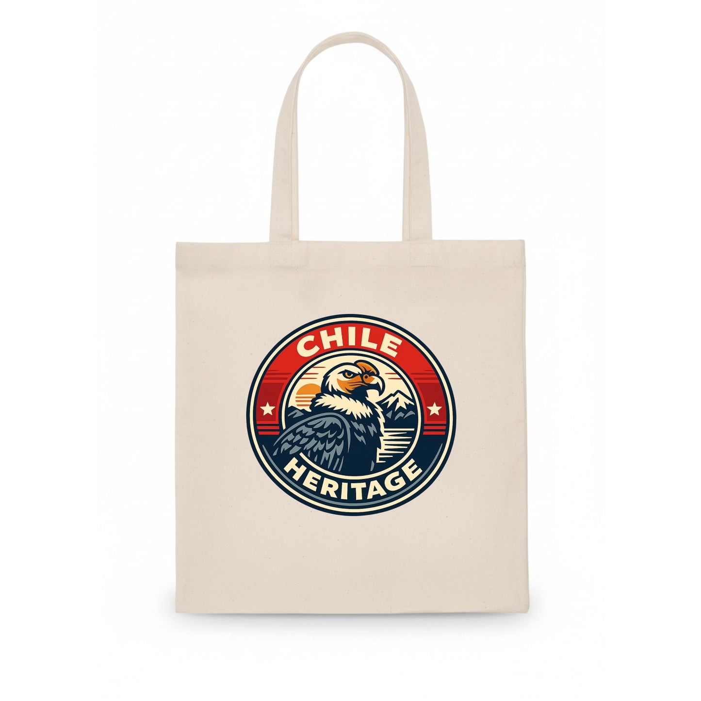 Andean Spirit Emblem - Tote Bag - white