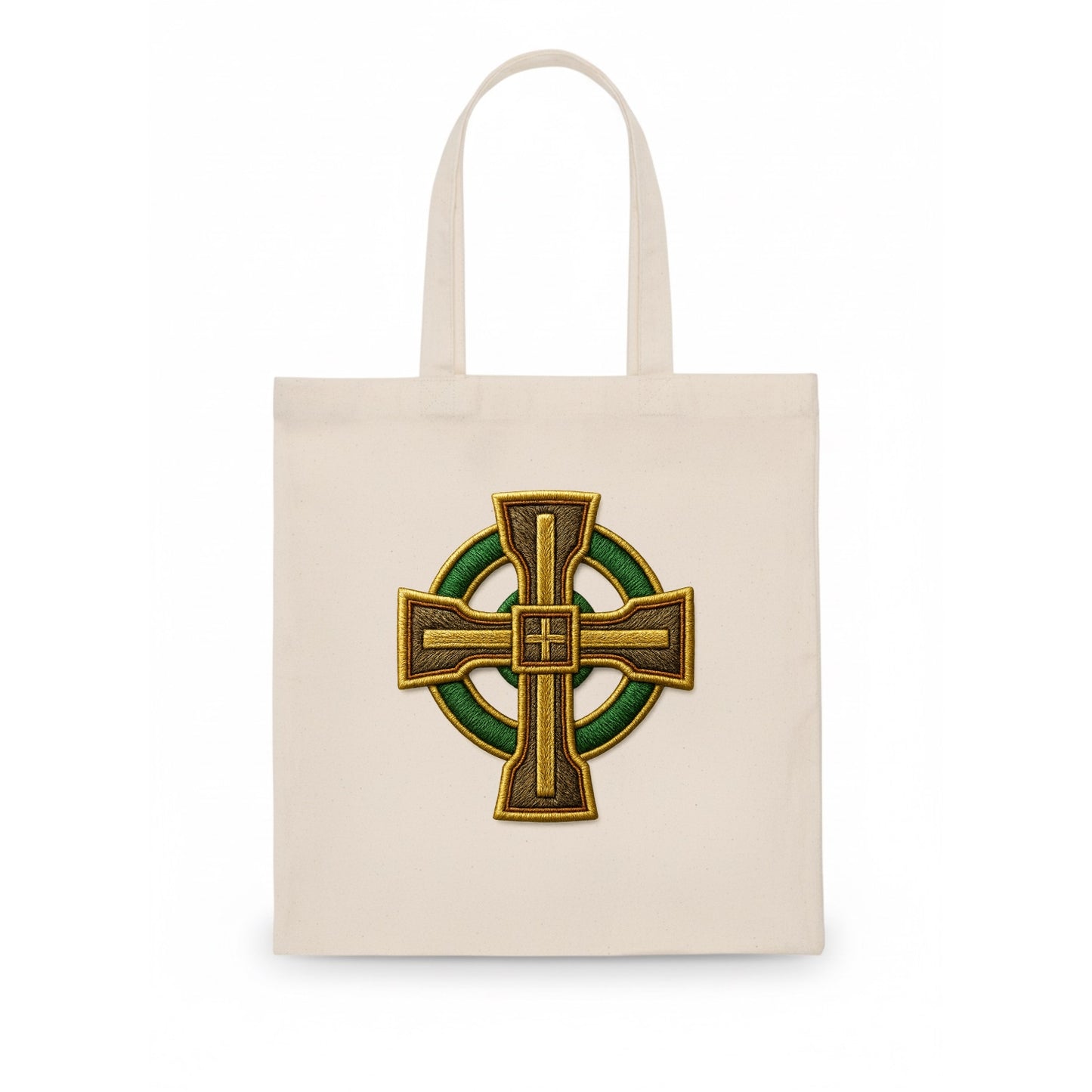 Durrow Cross - Tote Bag - white
