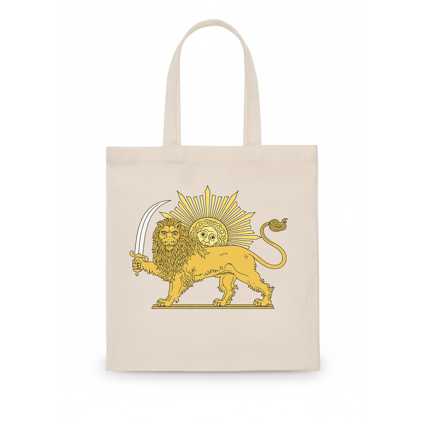 Shir O Khorshid - Tote Bag - white