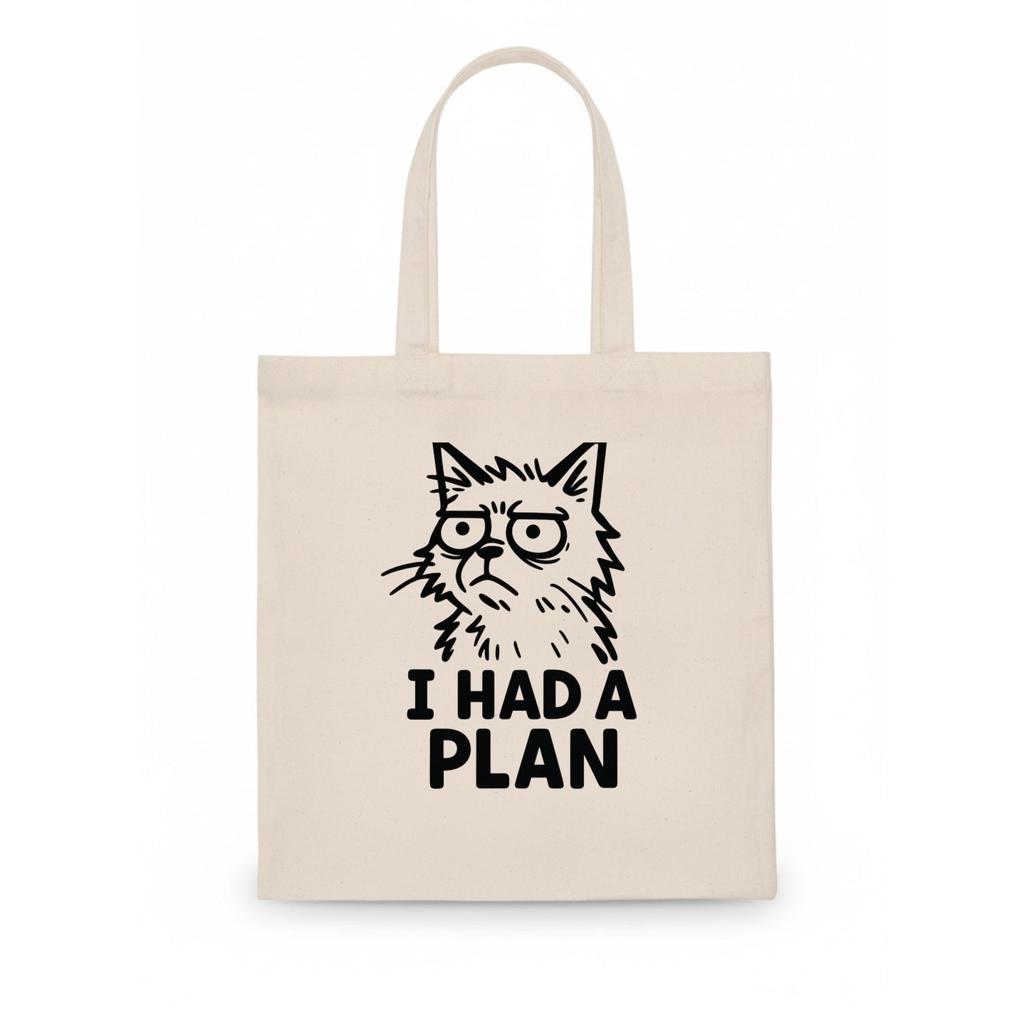 Existential Crisis Cat - Tote Bag - white