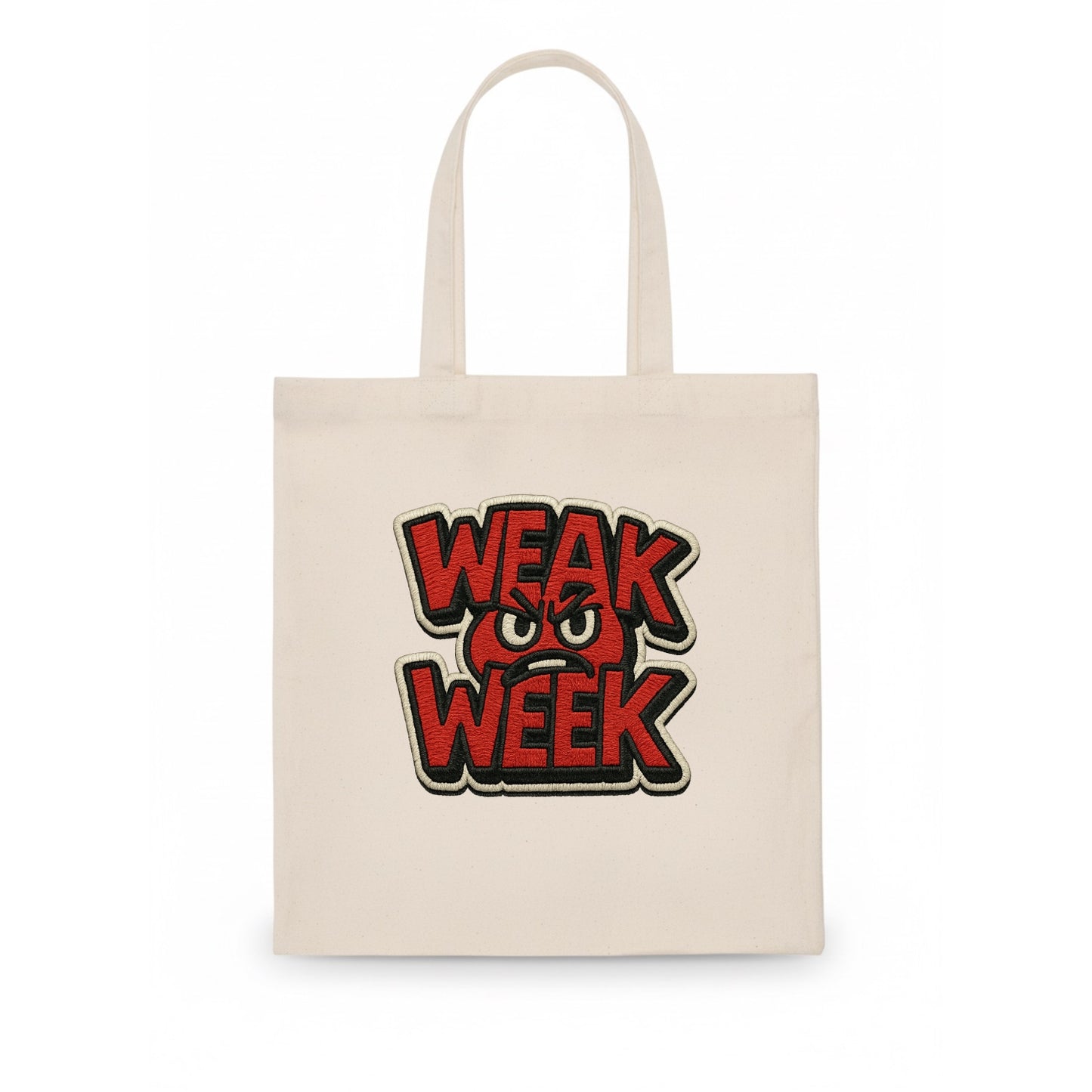 WEAK;WEEK WARRIOR Monday Blue Cap - Tote Bag - white