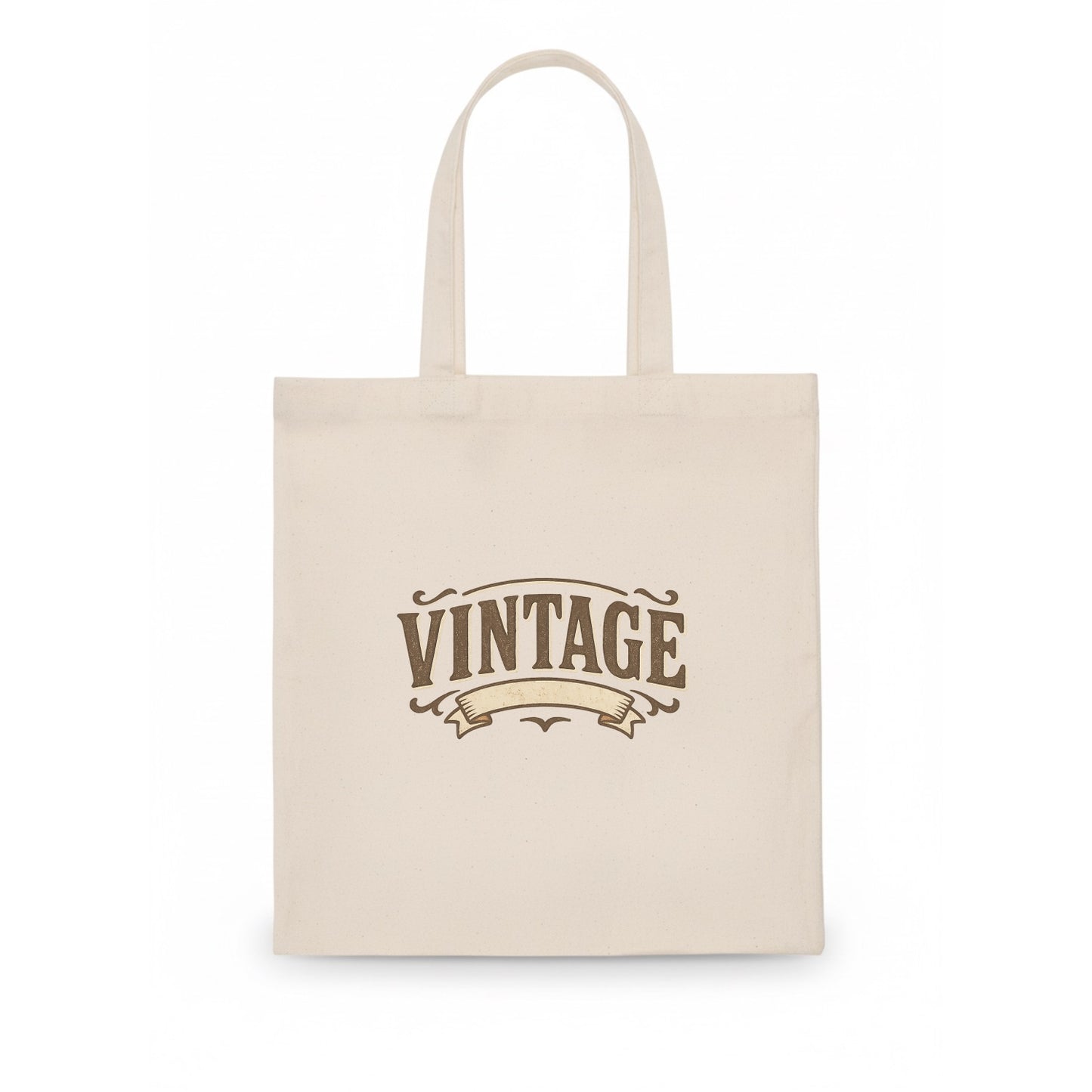 Bold typography design - "CENTERED" - aligned, focused, balanced within - Tote Bag - white