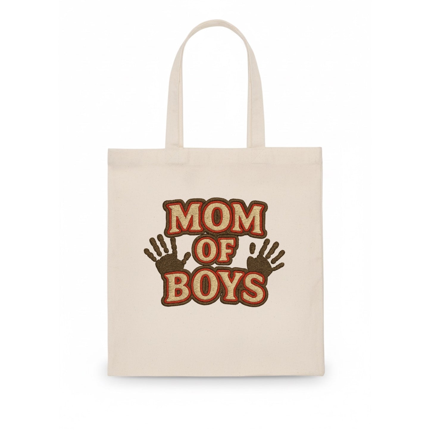 Mom Of Boys - Tote Bag - white