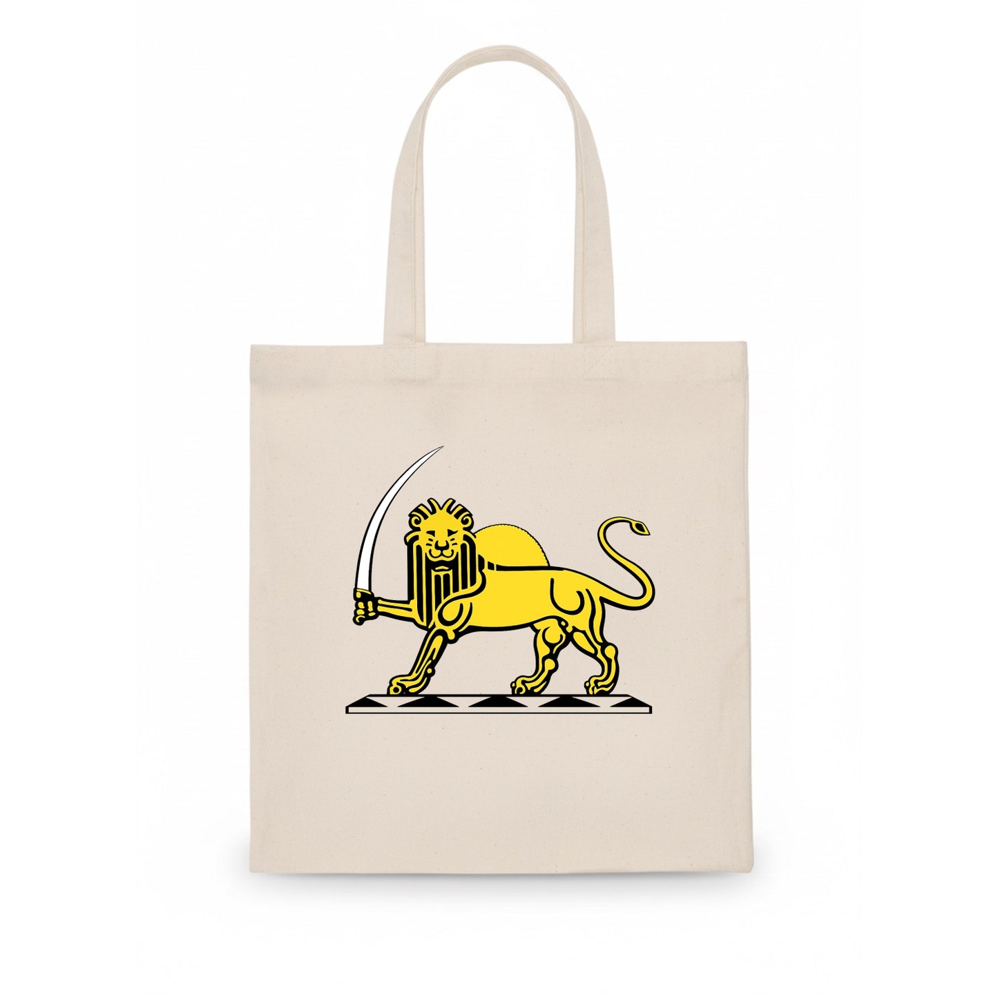 Lion Of The Rising Blade - Tote Bag - white