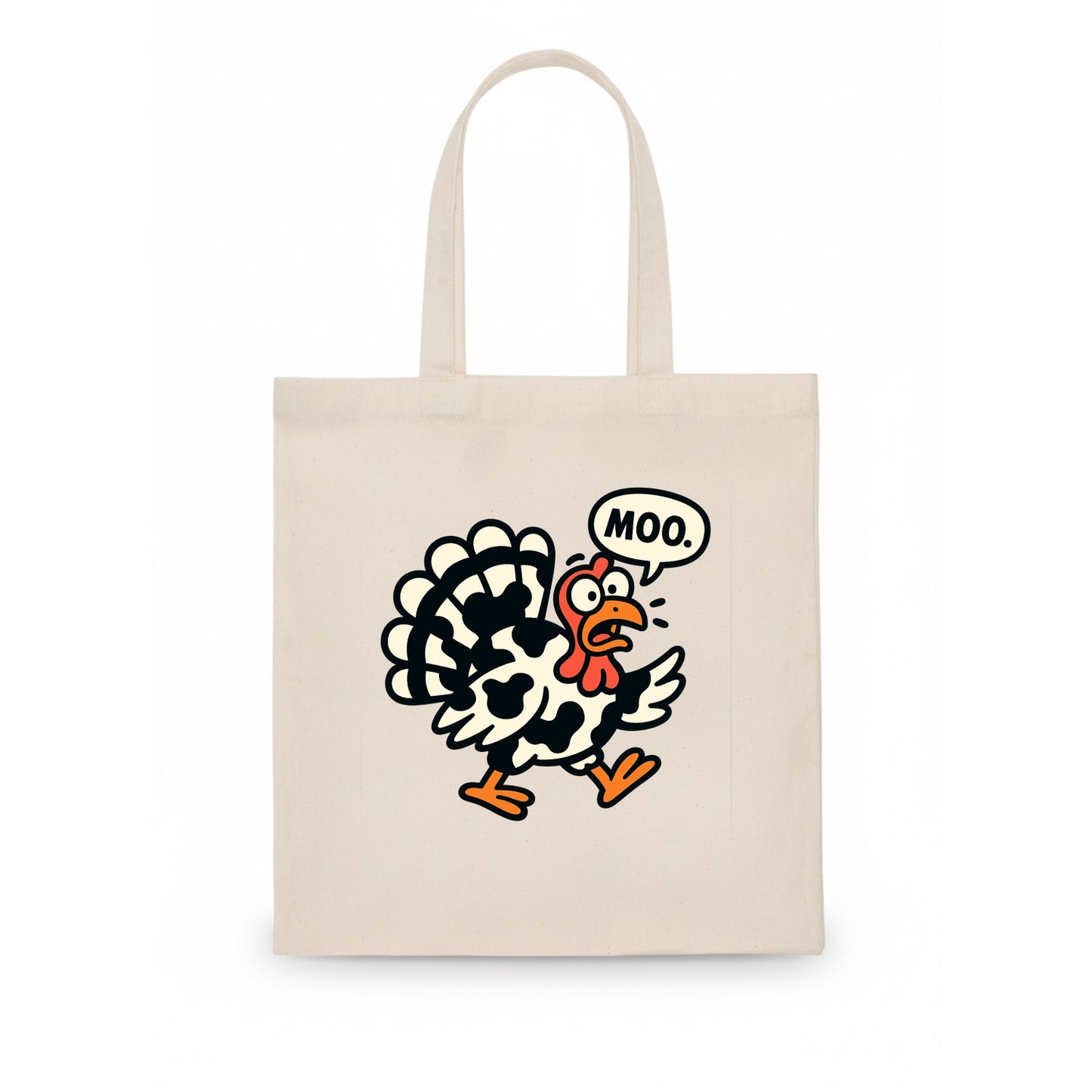 Mooing Turkey - Tote Bag - white