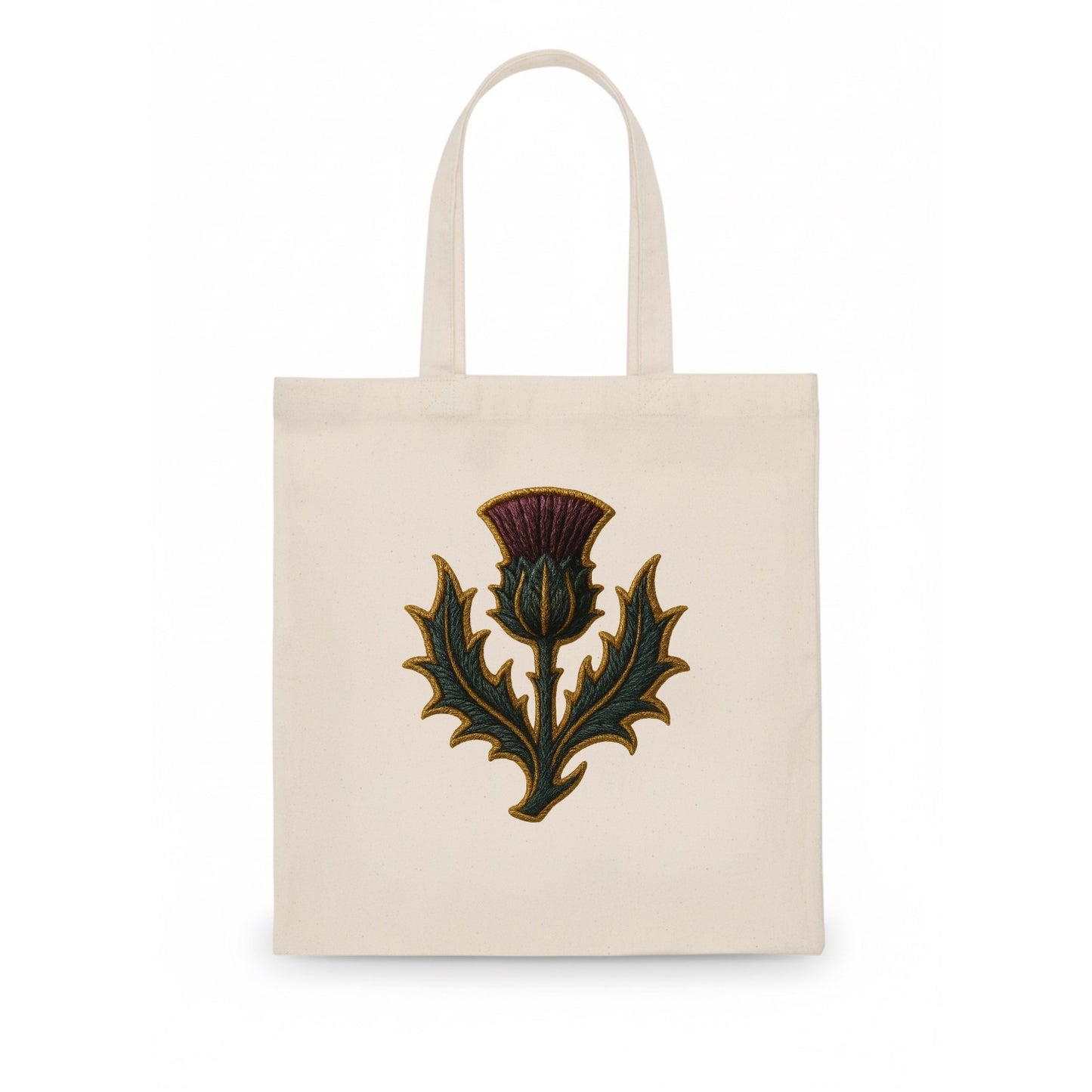 Scottish Thistle - Tote Bag - white