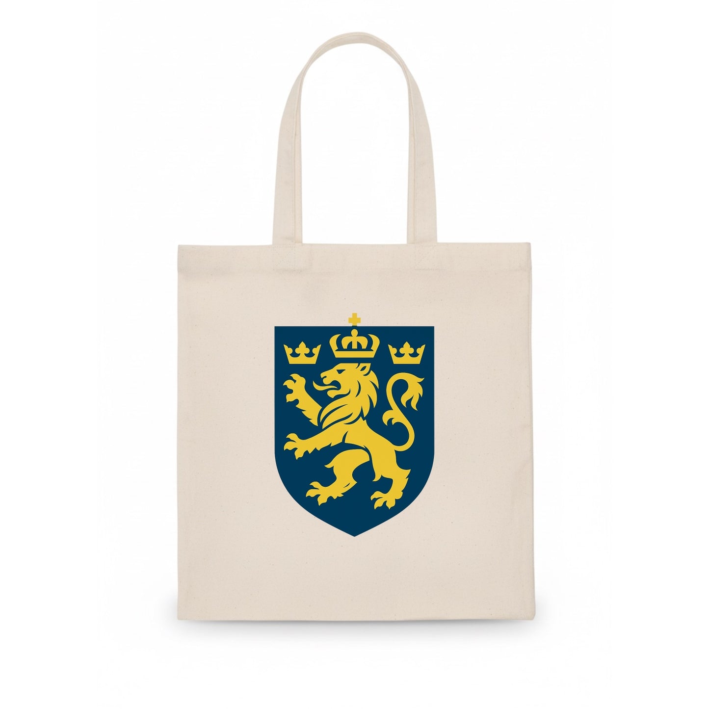 Sweden Three Crowns Emblem - Tote Bag - white