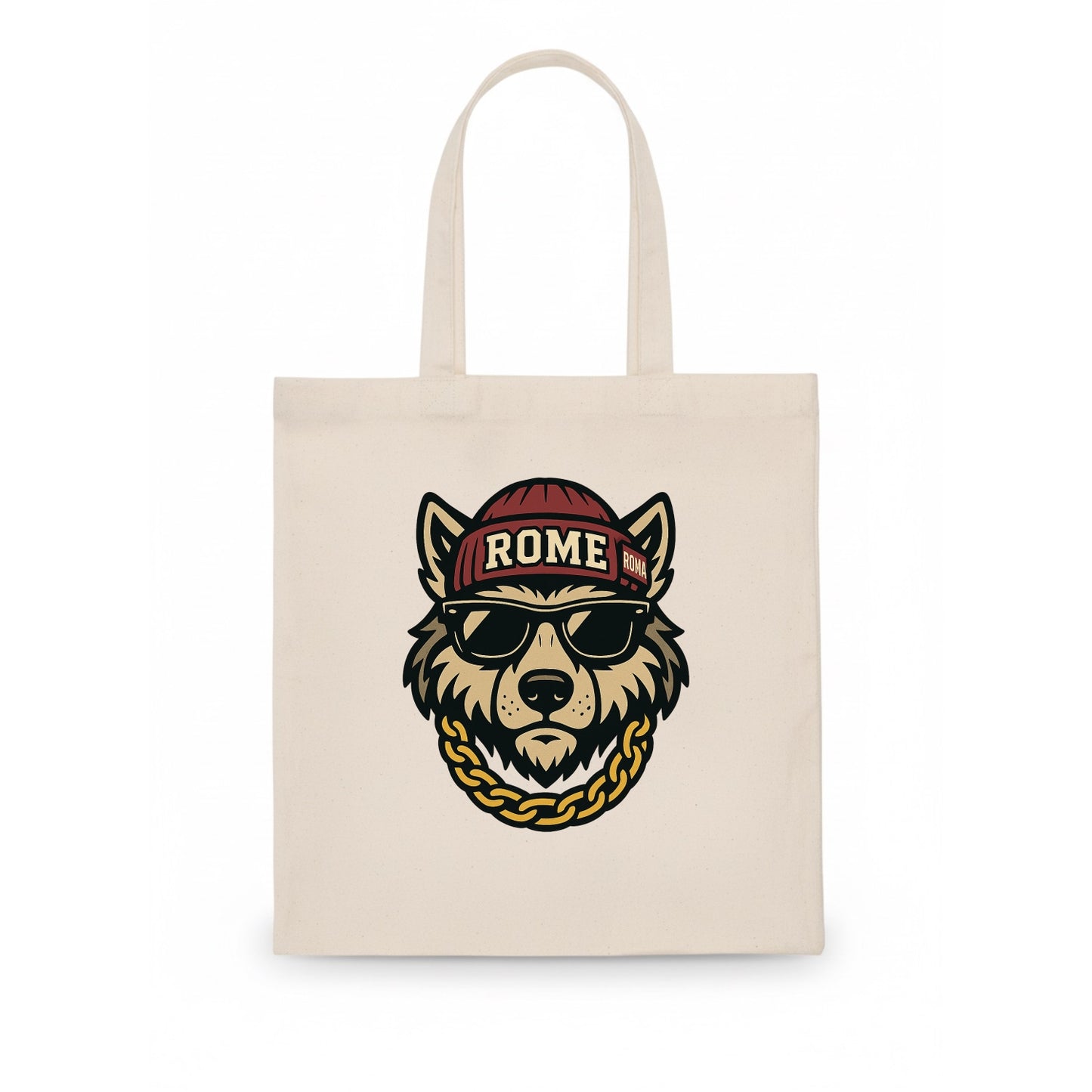Rome Wolf - Tote Bag - white