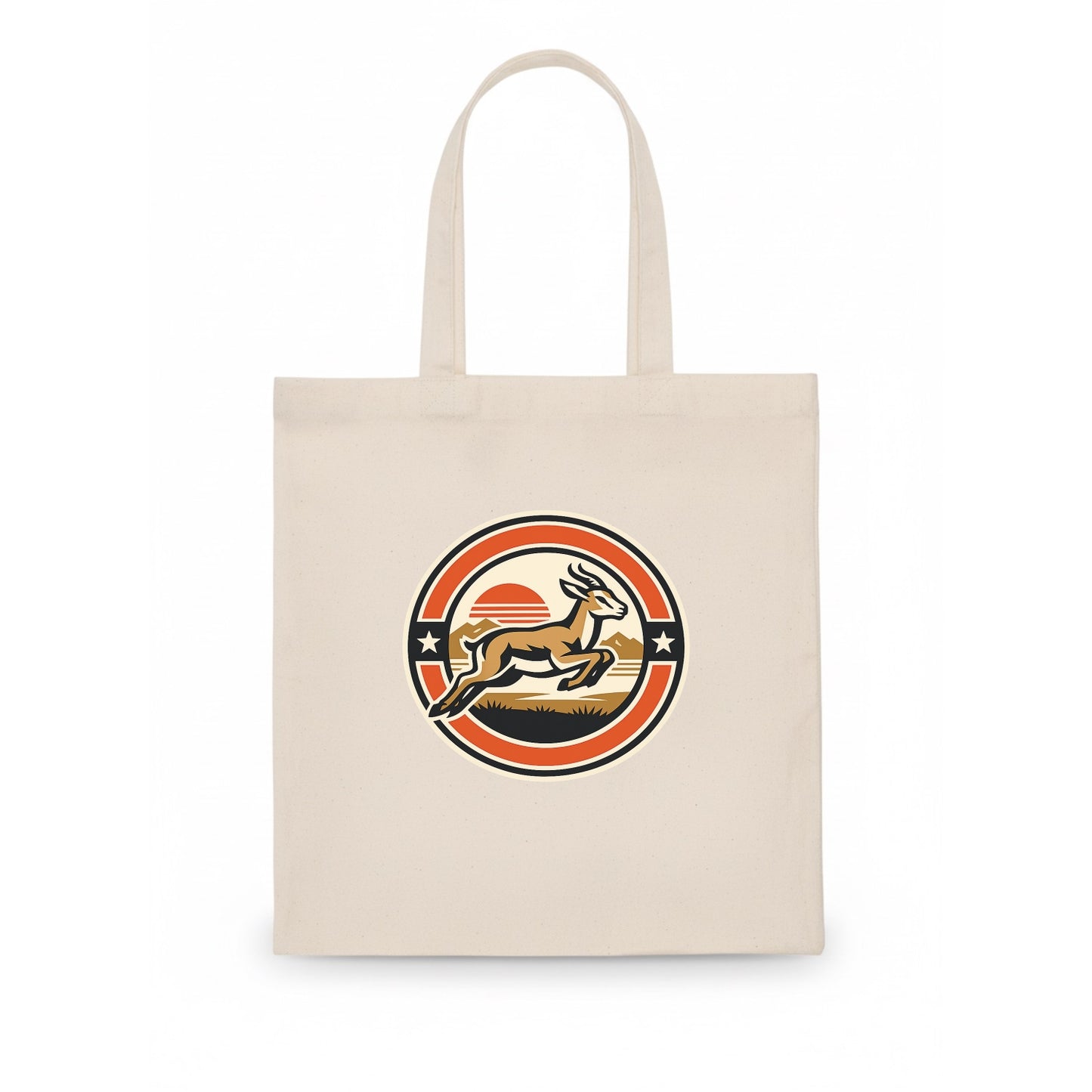 Proud Springbok Emblem - Tote Bag - white