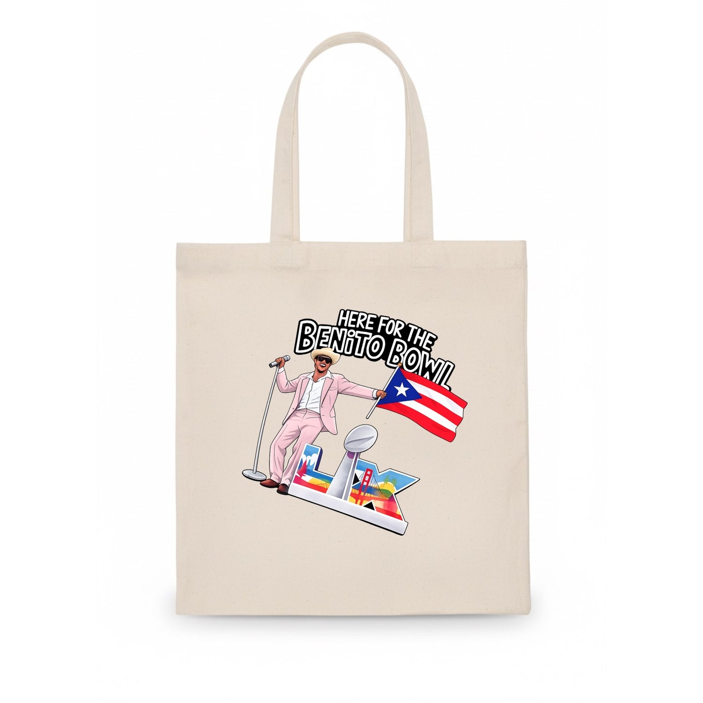 Here For The Bento Bowl - Tote Bag - white