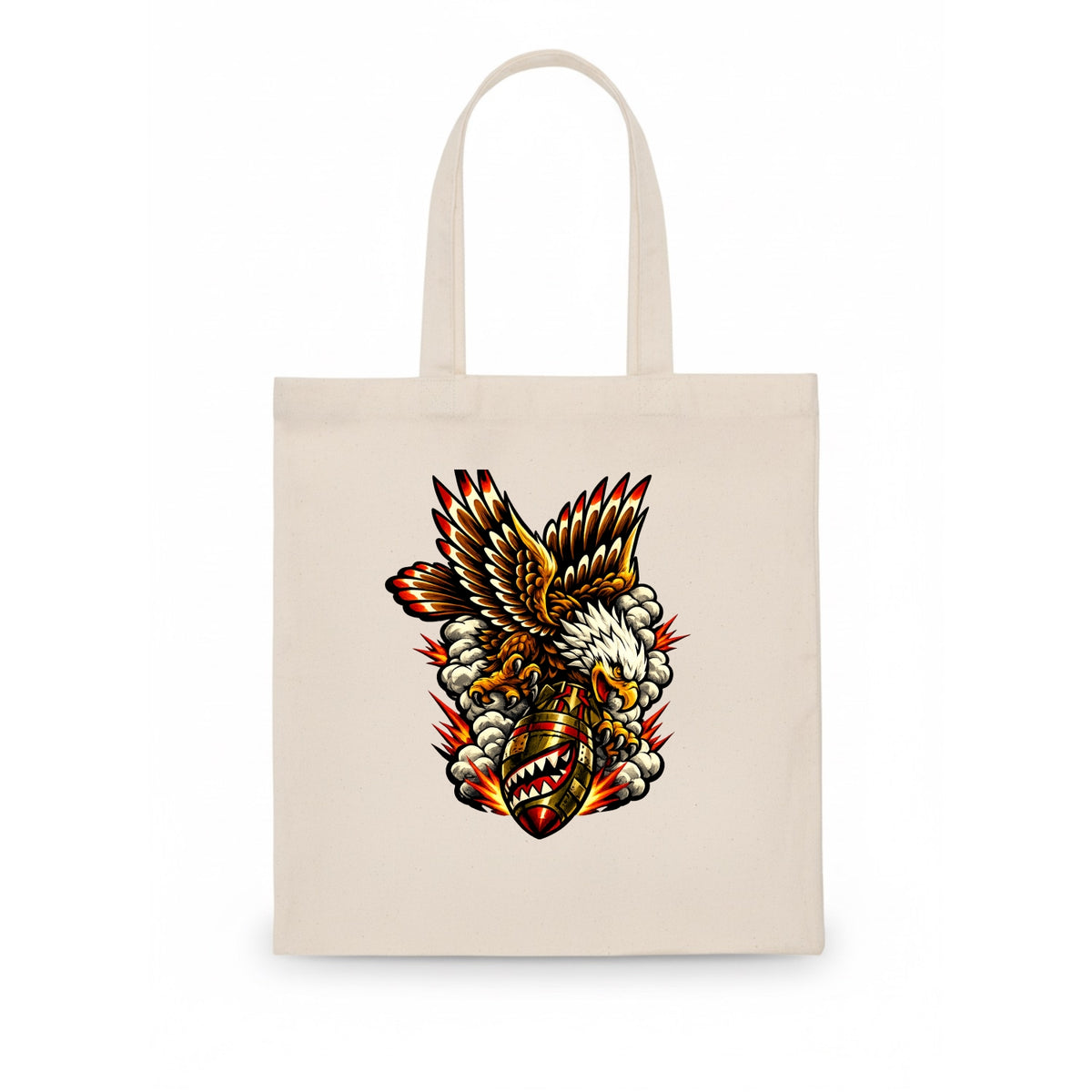 War Eagle Dive - Tote Bag - white