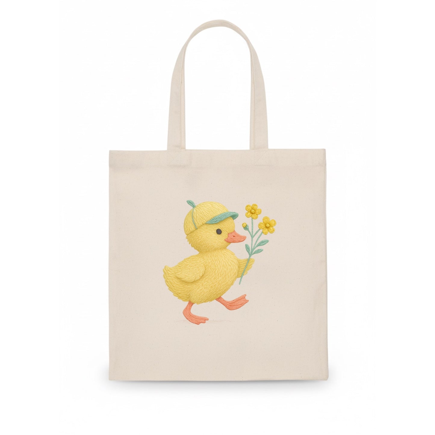 Yellow Duckling - Tote Bag - white