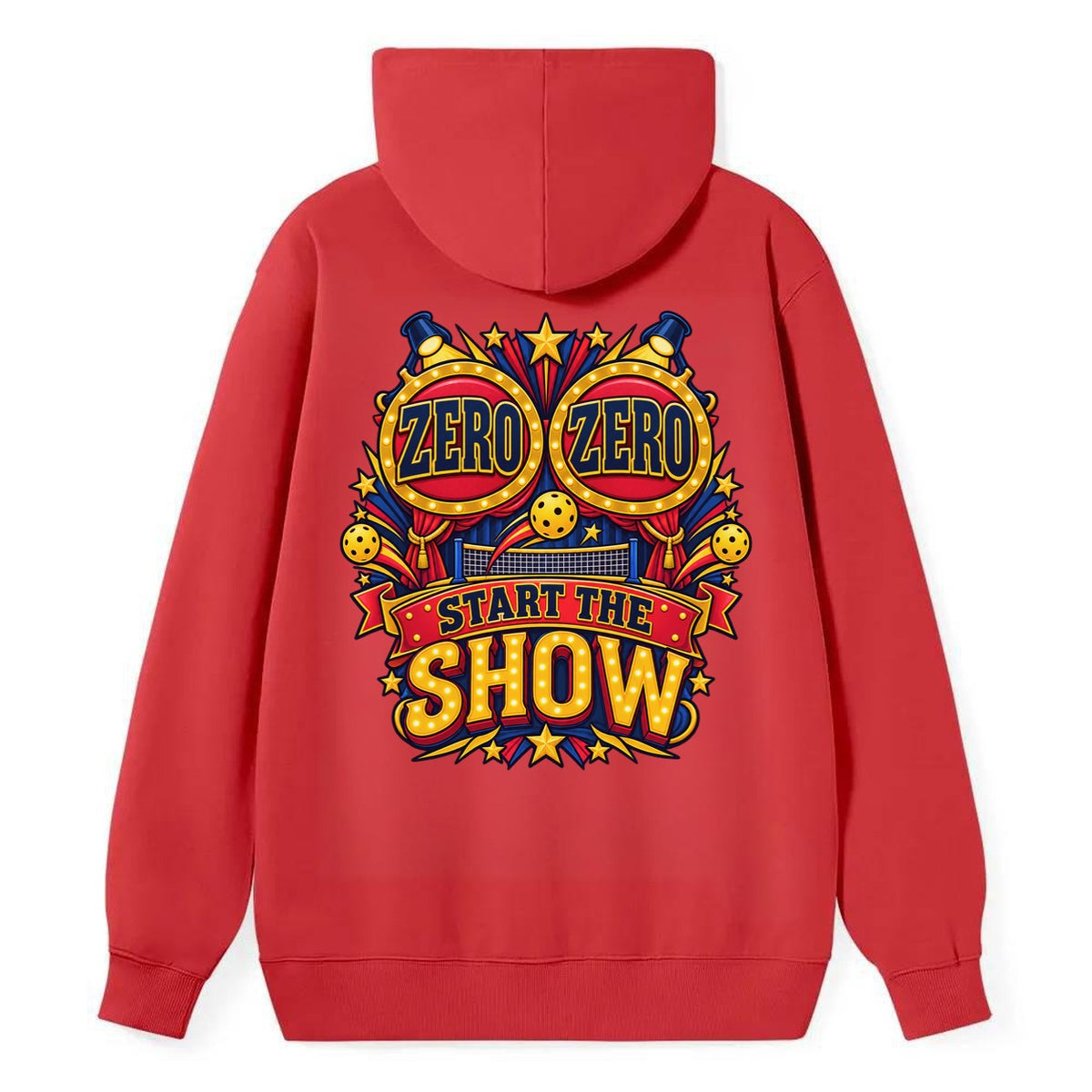 Zero Zero Start The Show Pickleball Life Classic Pullover Hoodie – Red