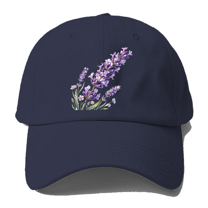 Watercolor Lavender Flower Baseball Cap