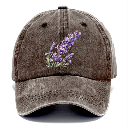 Watercolor Lavender Flower Classic Cap