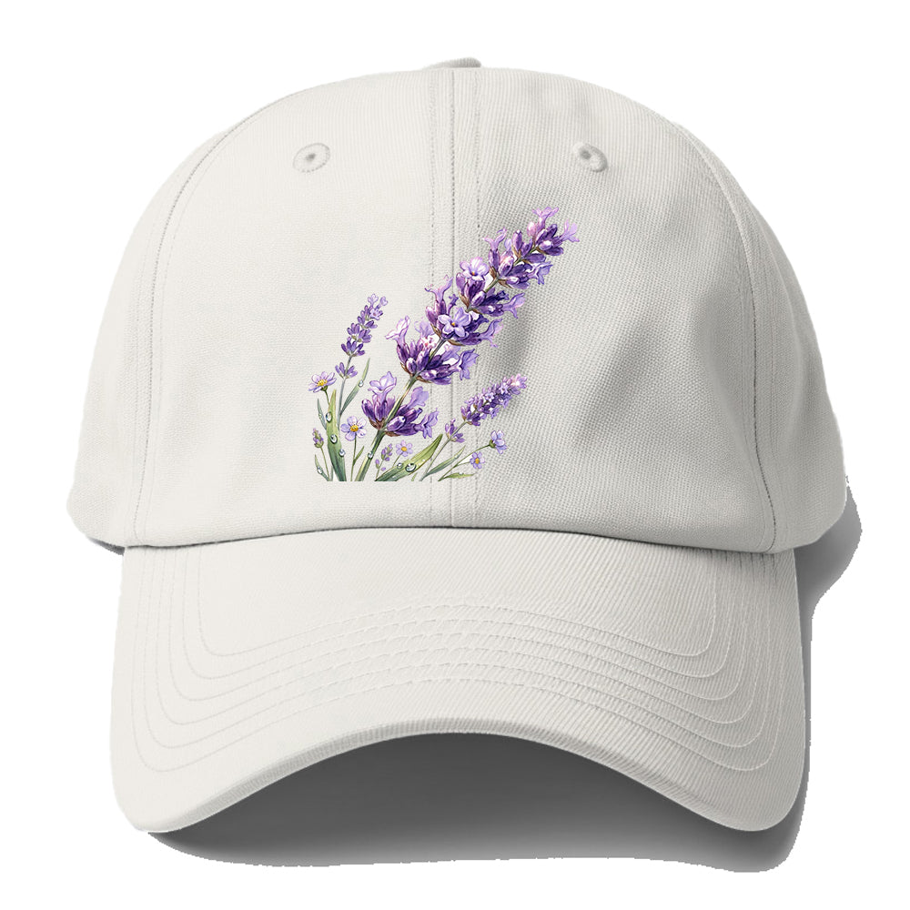 Watercolor Lavender Flower Baseball Cap